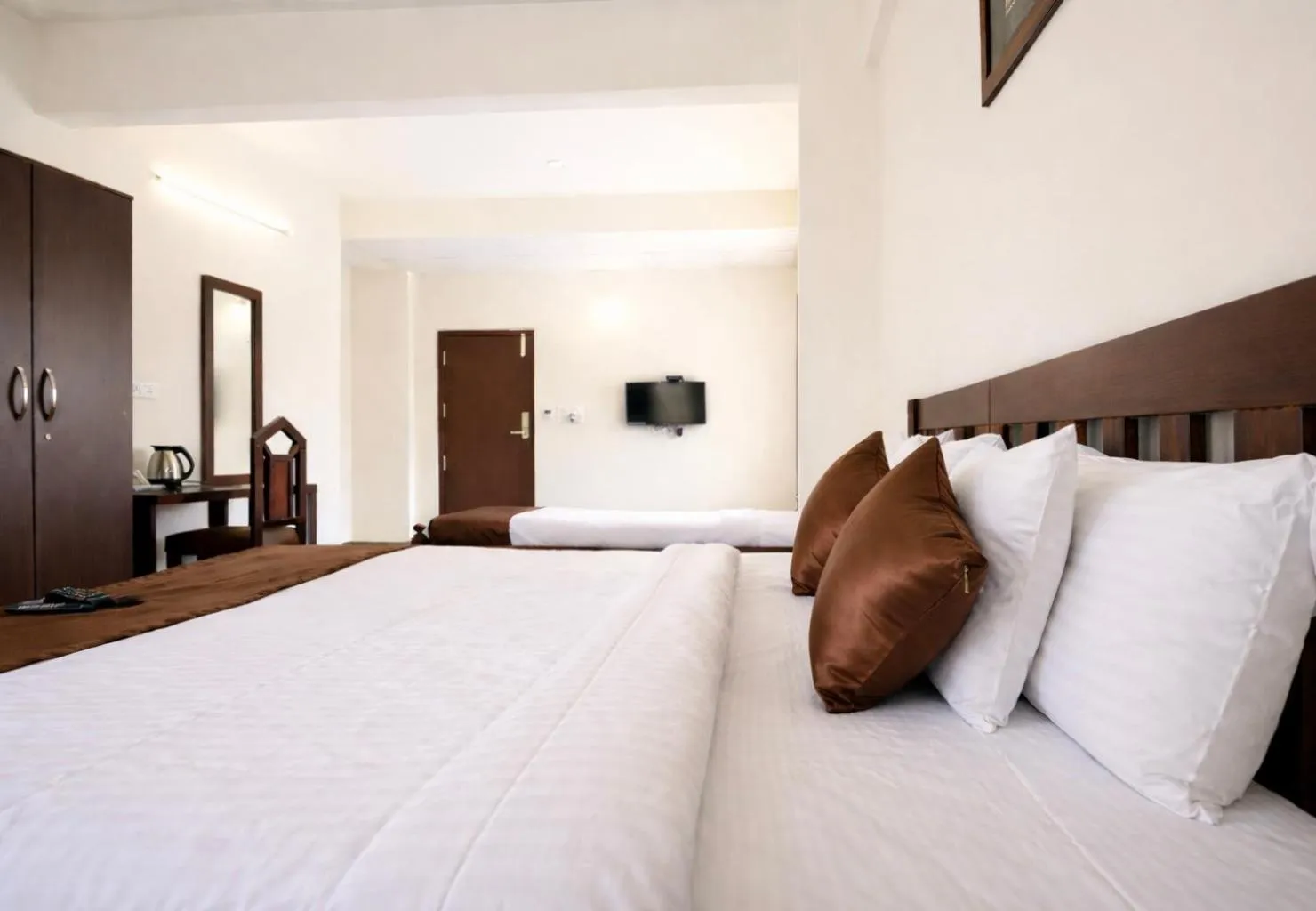 Bed in Coffee Bean Inn