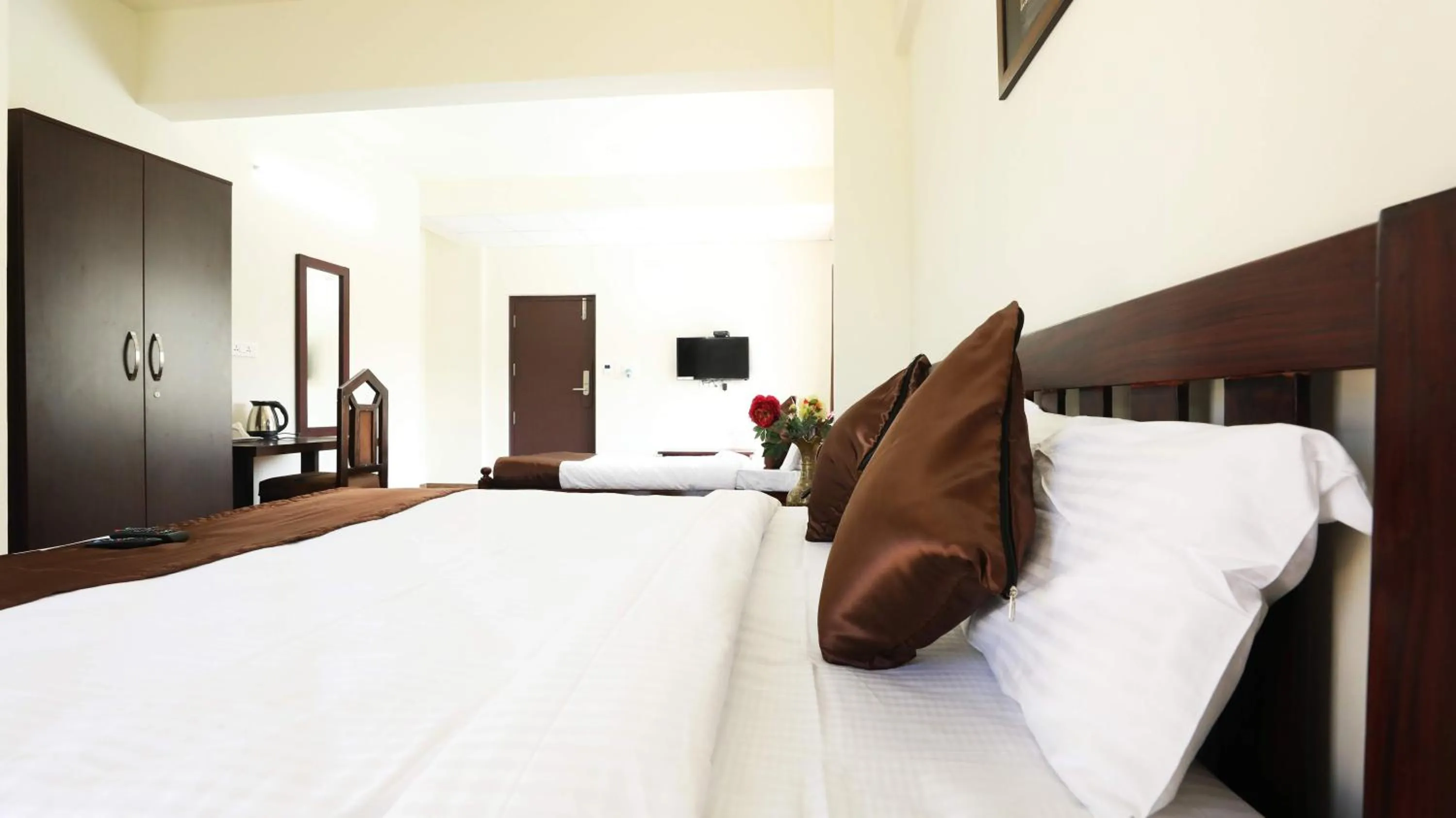 Bed in Hotel Coffee Bean