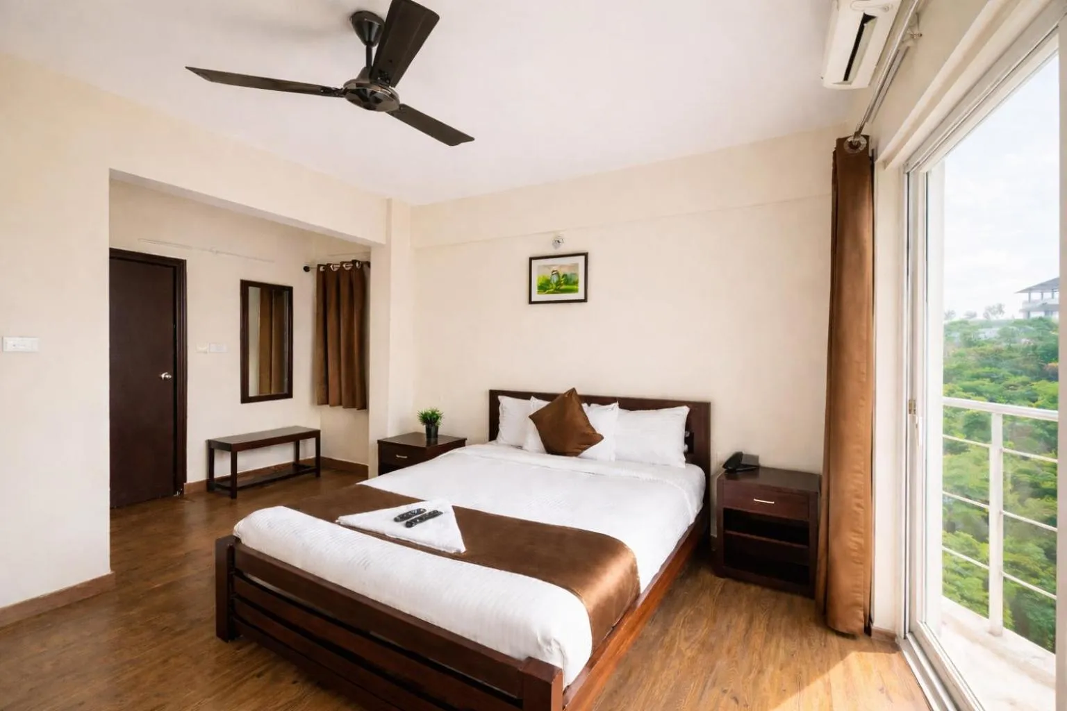 Bed in Coffee Bean Inn