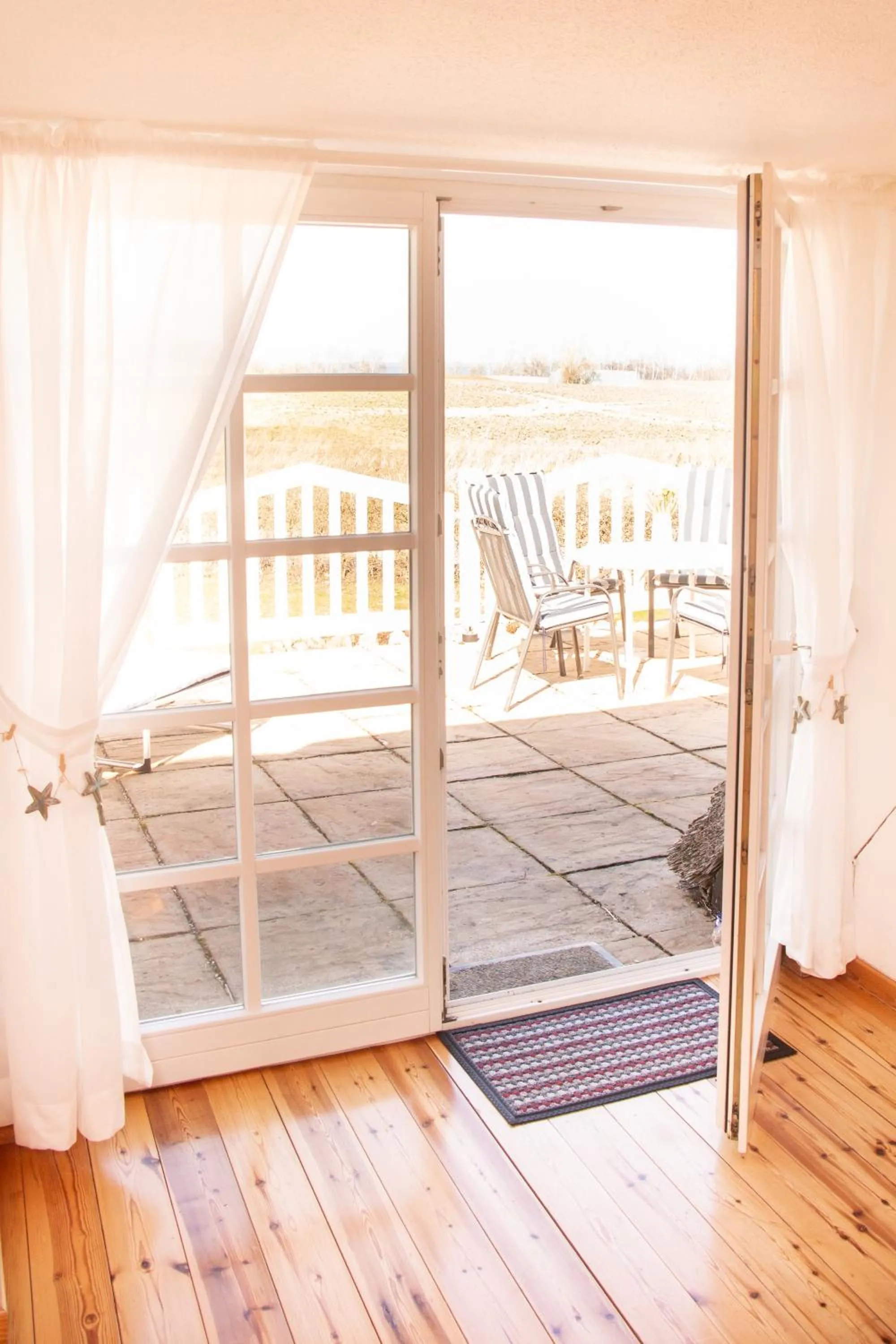 View (from property/room), Bed in Reet und Meer Beckerwitz