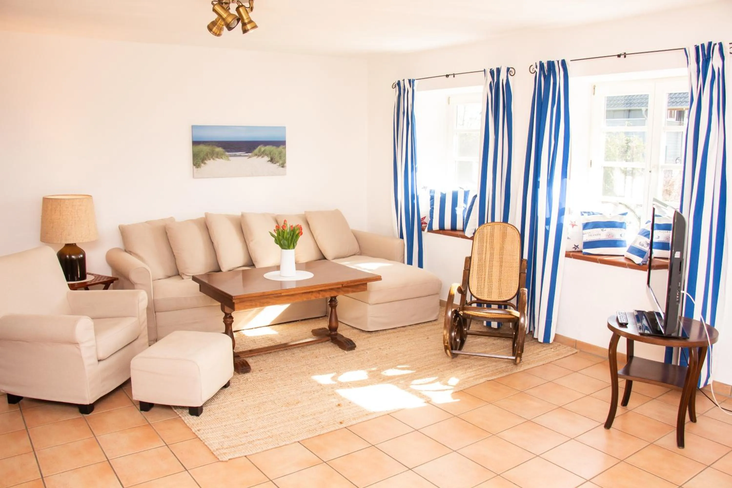 Living room in Reet und Meer Beckerwitz