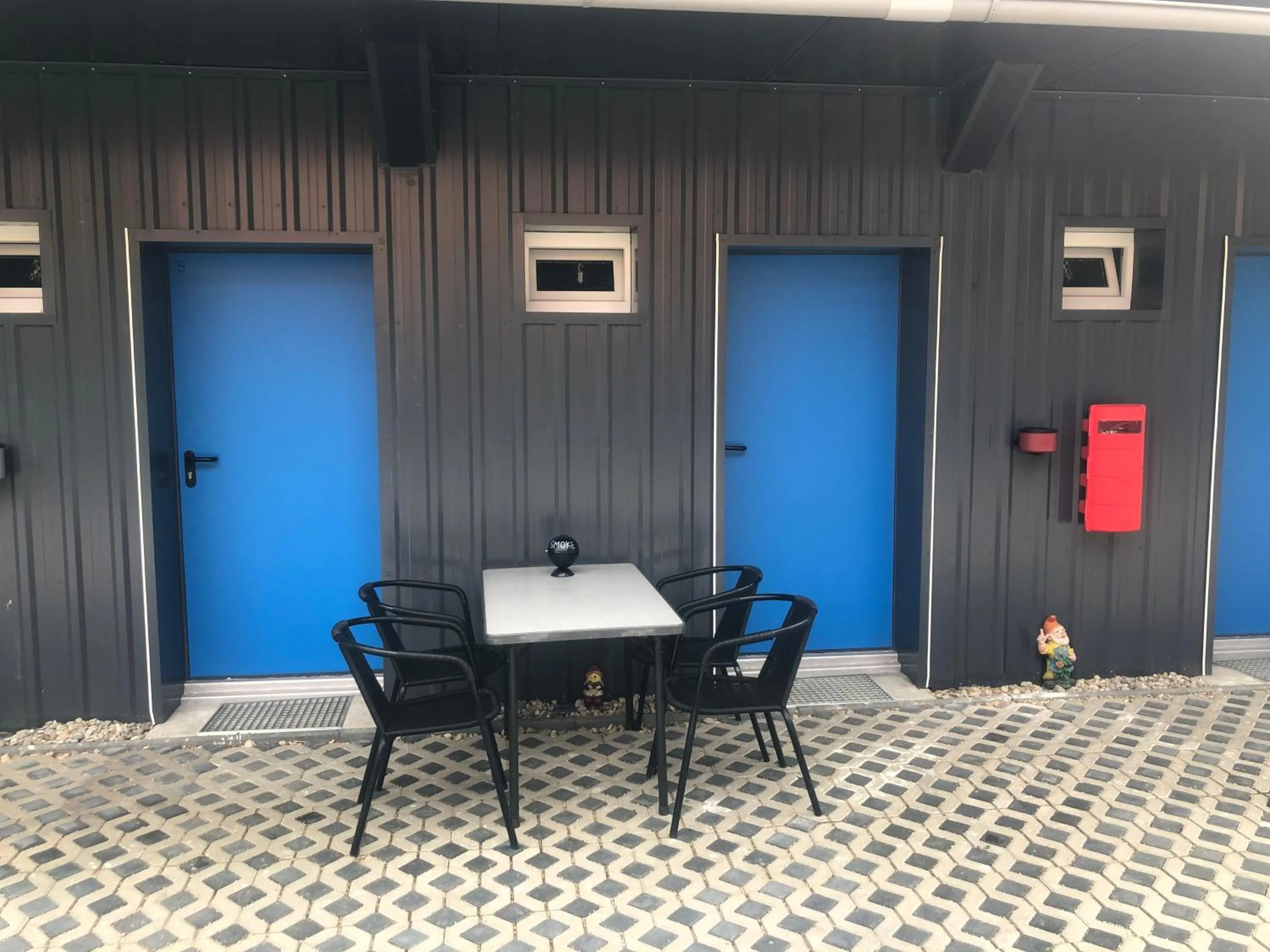 Patio in Motel Home Berlin