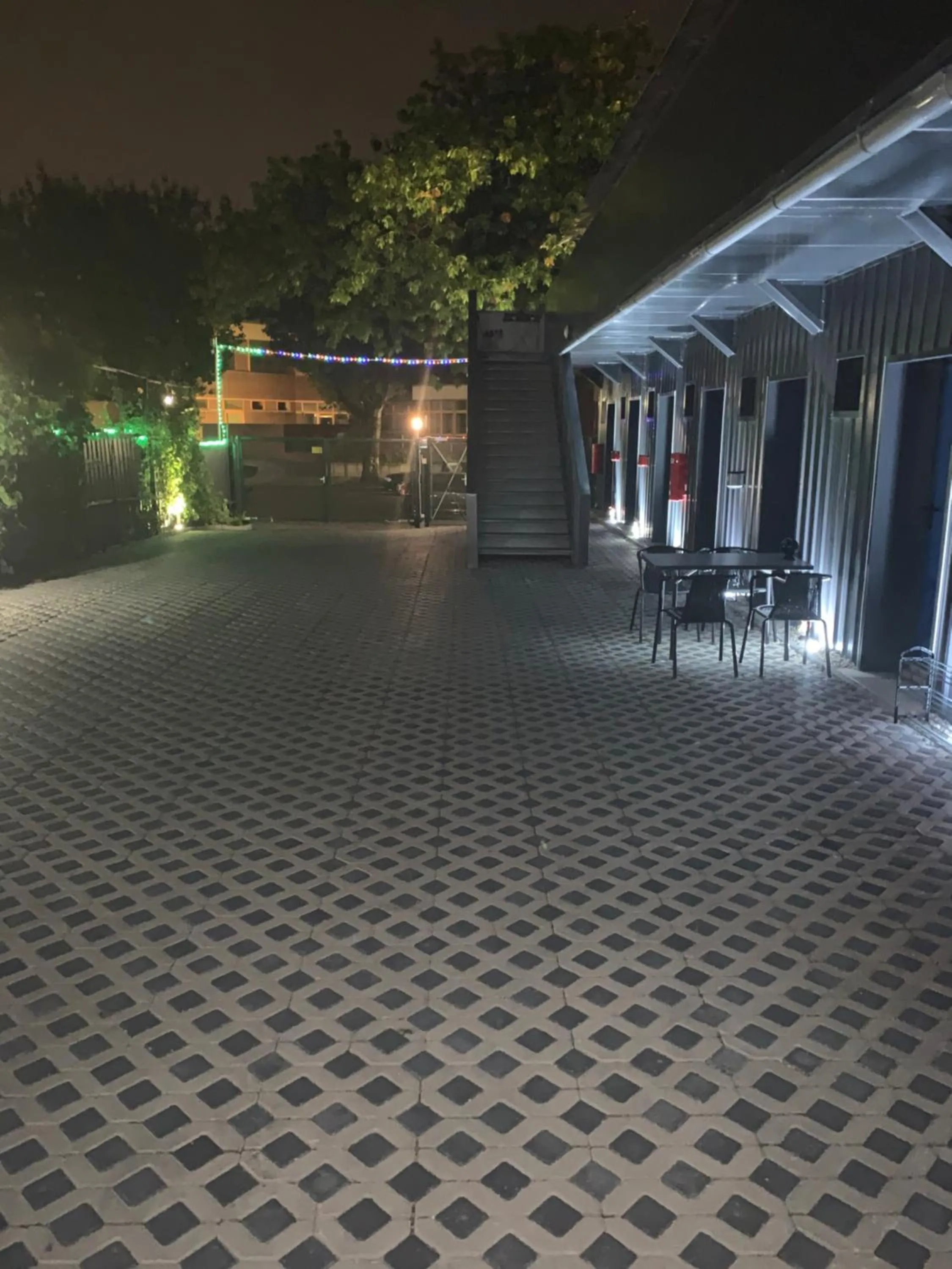 Patio in Motel Home Berlin