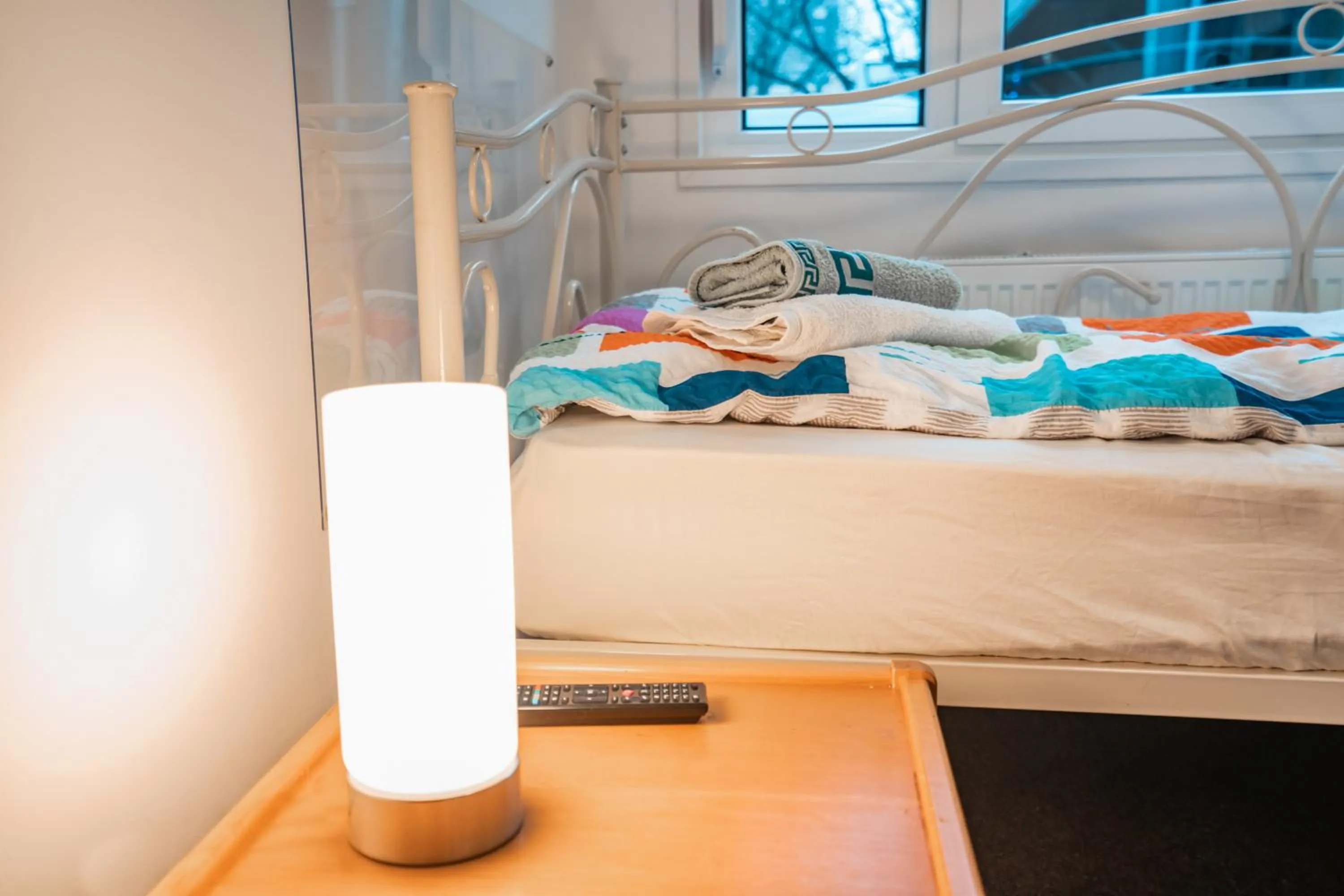 Photo of the whole room, Bed in Motel Home Berlin