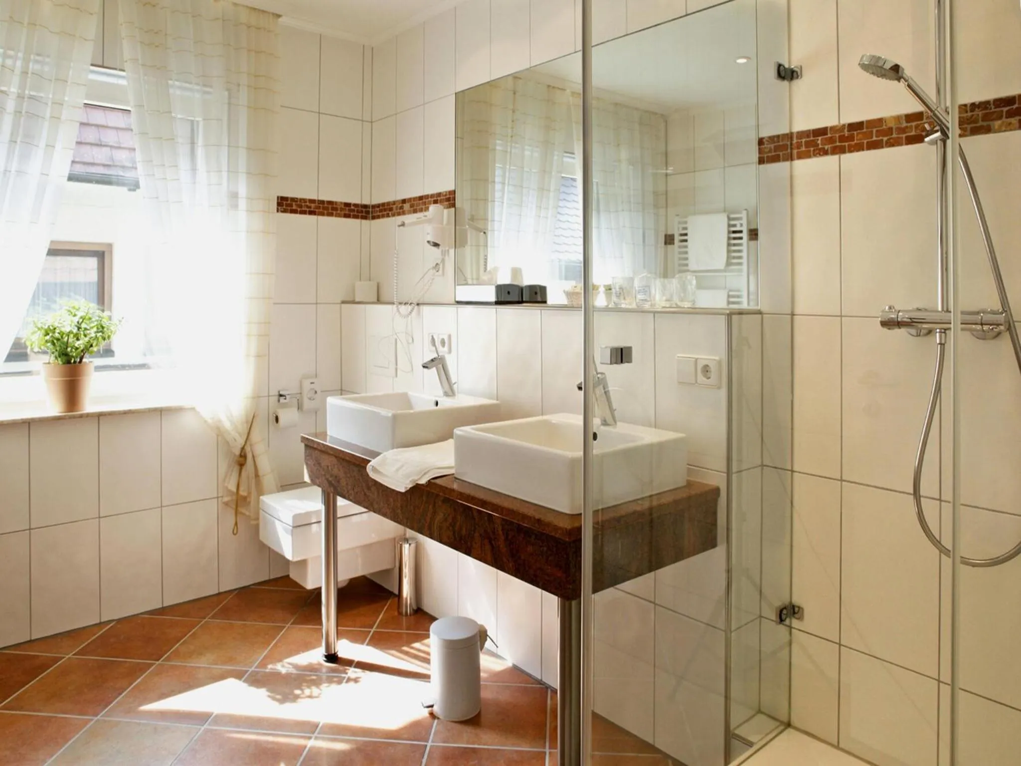 Shower in Hotel Engel