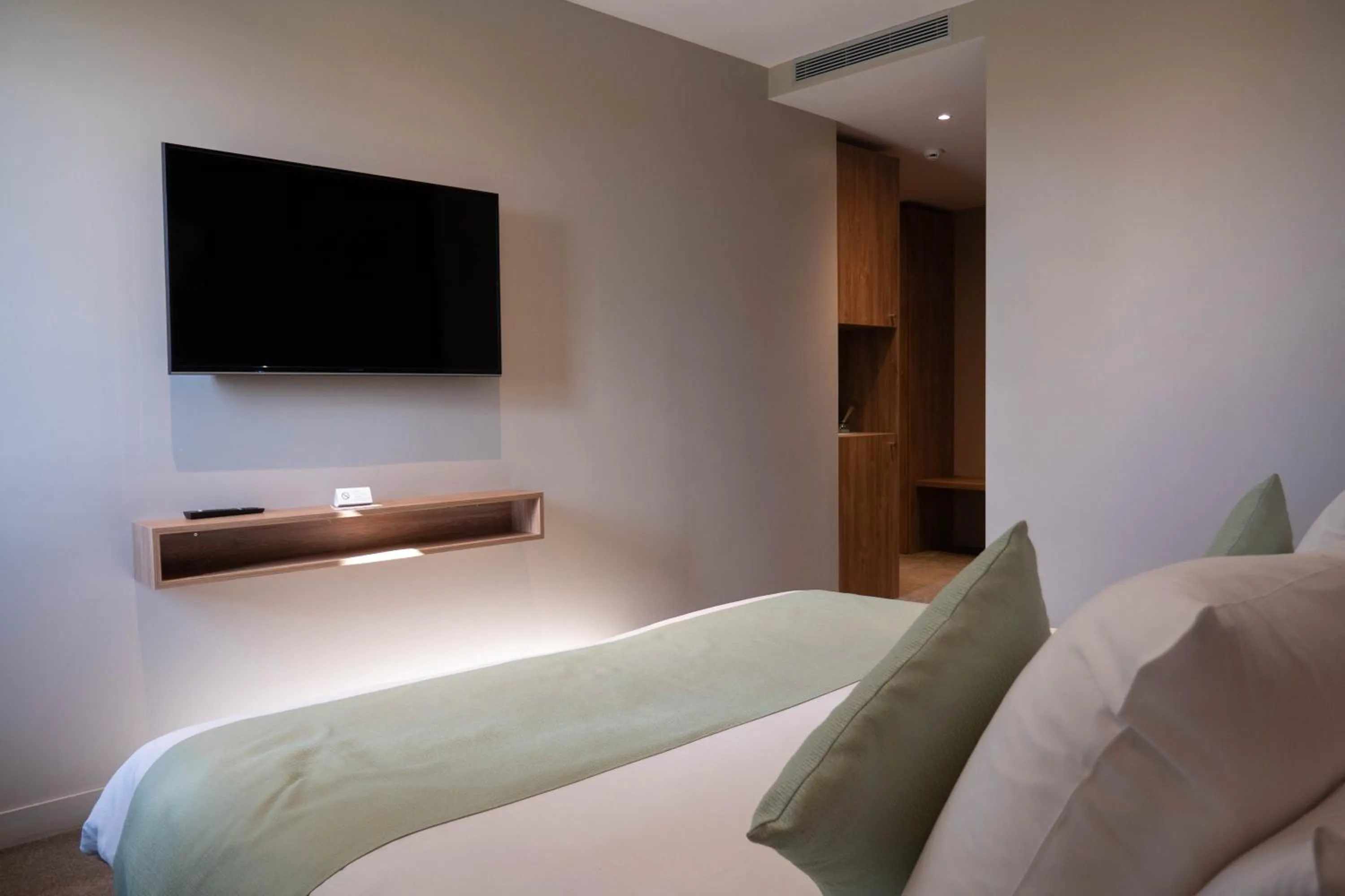 Bed in Hôtel & Restaurant La maison des blés