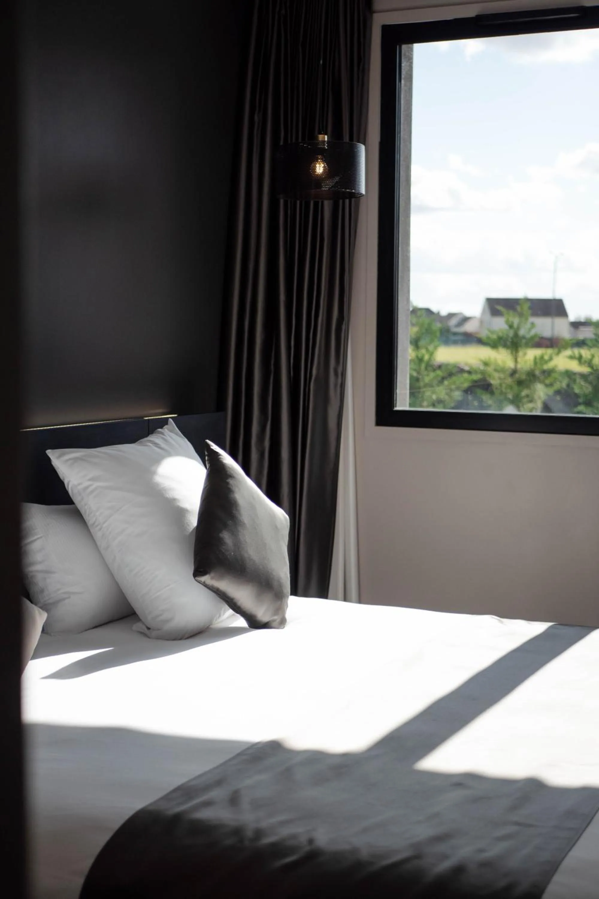 Bed in Hôtel & Restaurant La maison des blés