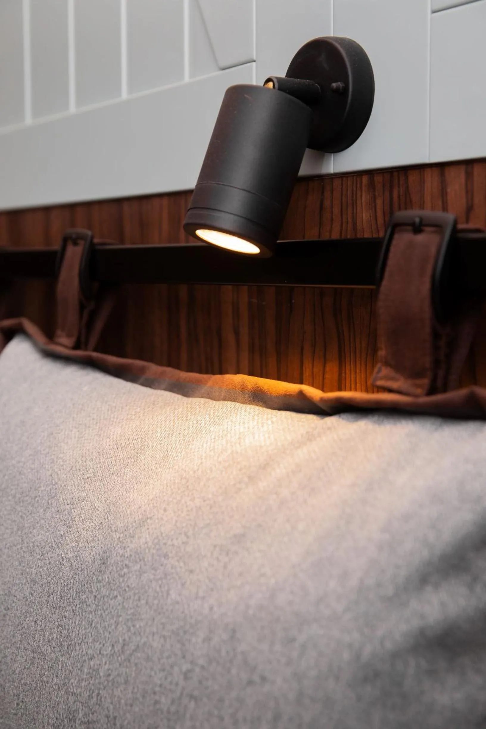 Decorative detail, Bed in Hotel J.J. Darboven