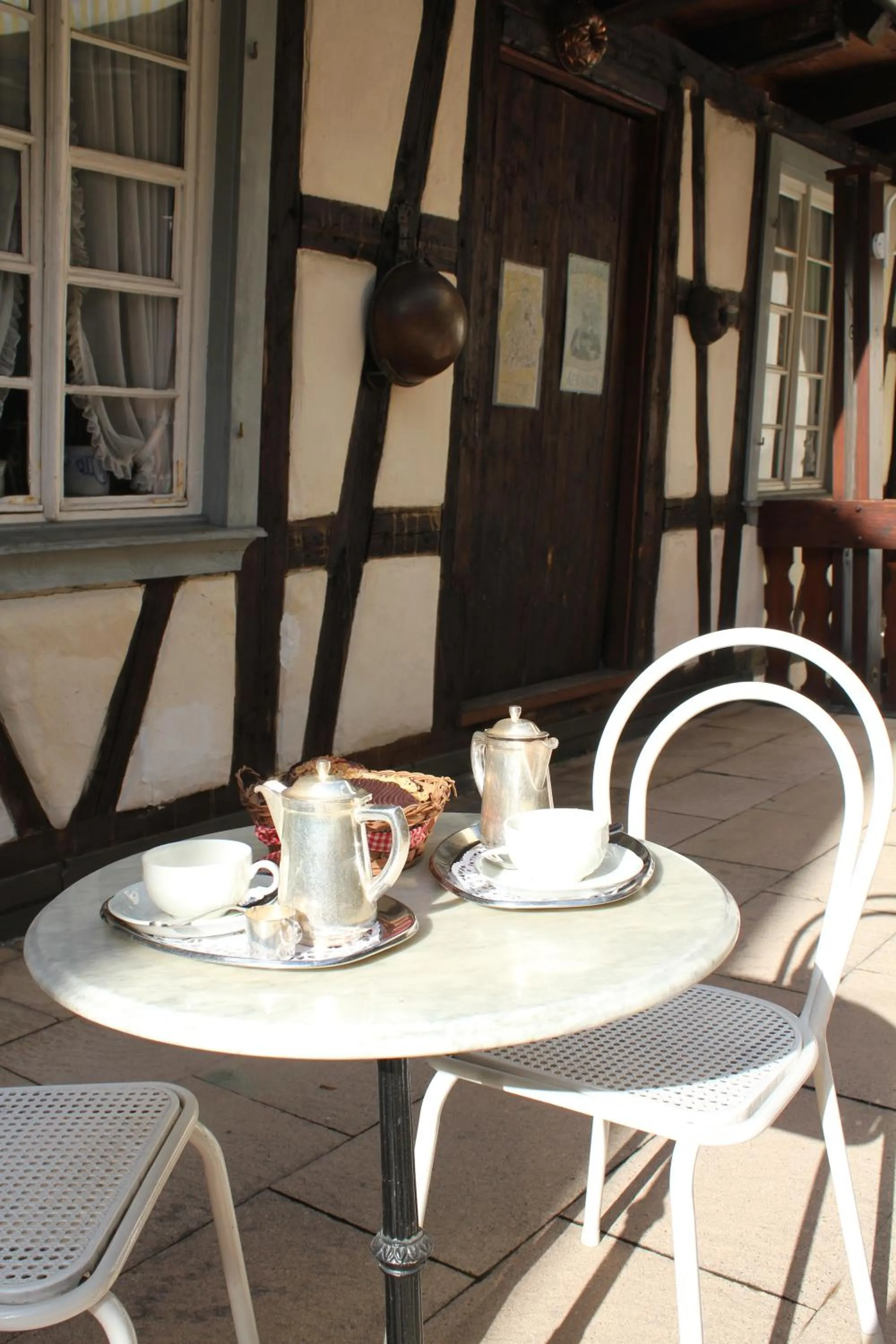 Balcony/Terrace in Hotel Café Adler 24h self check in