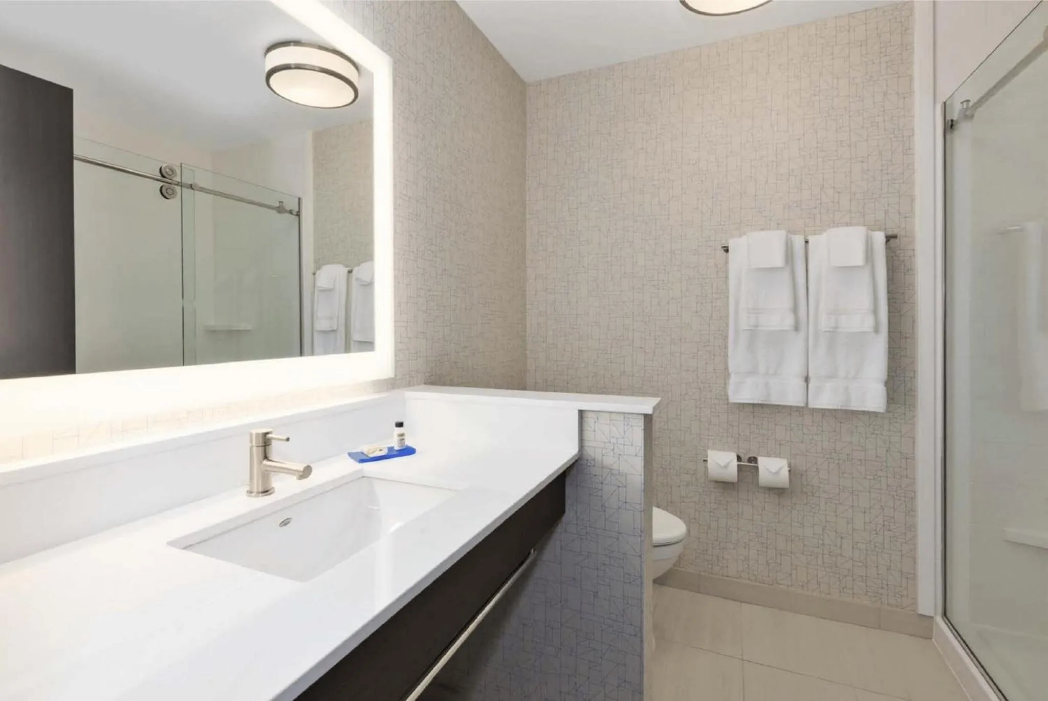 Bathroom in Holiday Inn Express & Suites Jersey City - Holland Tunnel by IHG