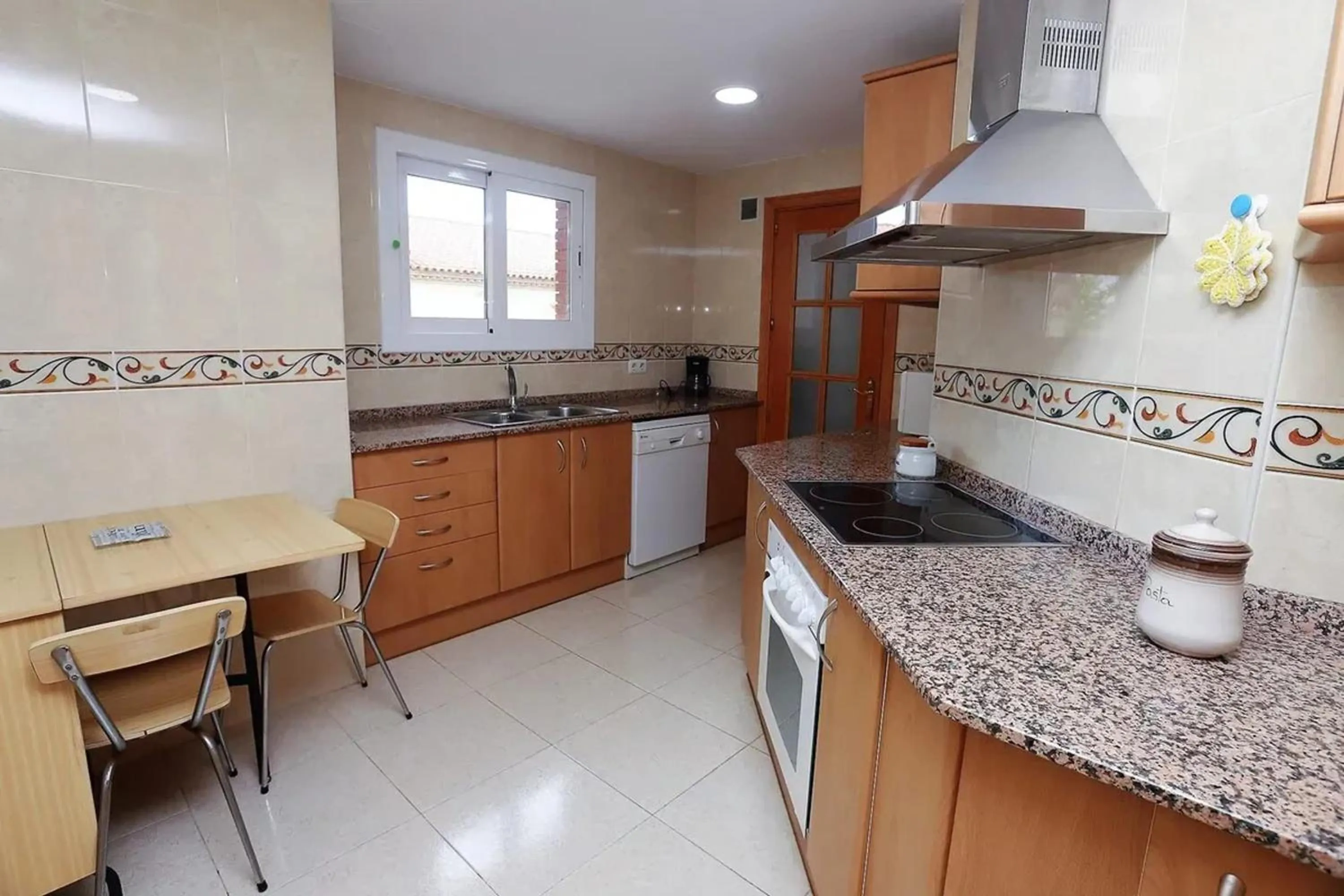 Kitchen or kitchenette in Modern apartment in Calafell with sea and mountain view
