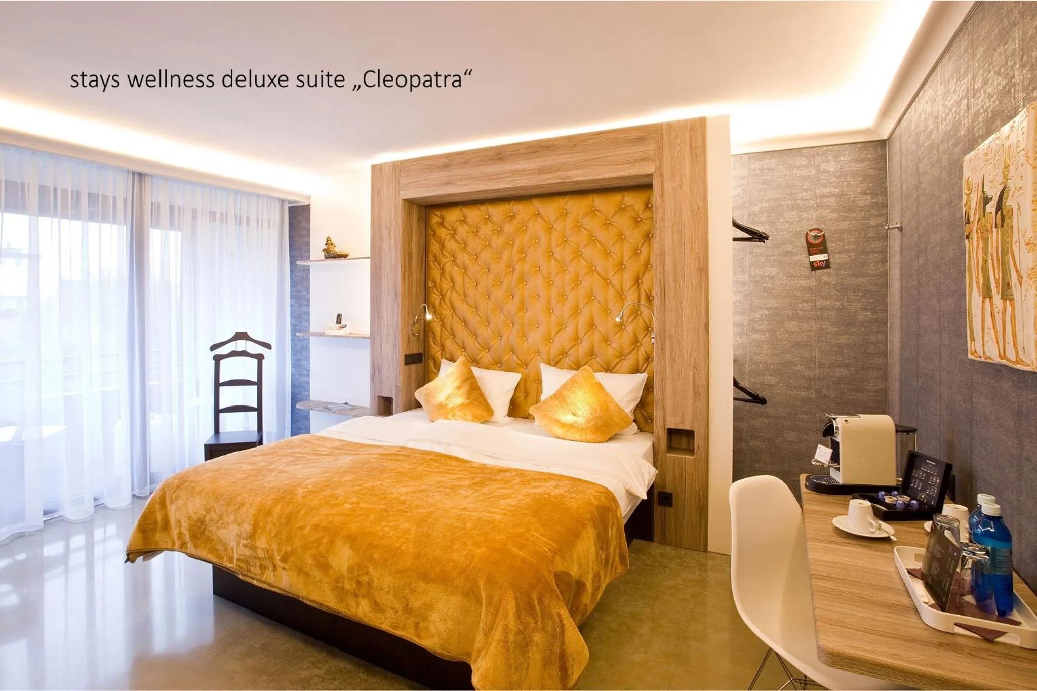 Bed in PLAZA INN stays design Dortmund