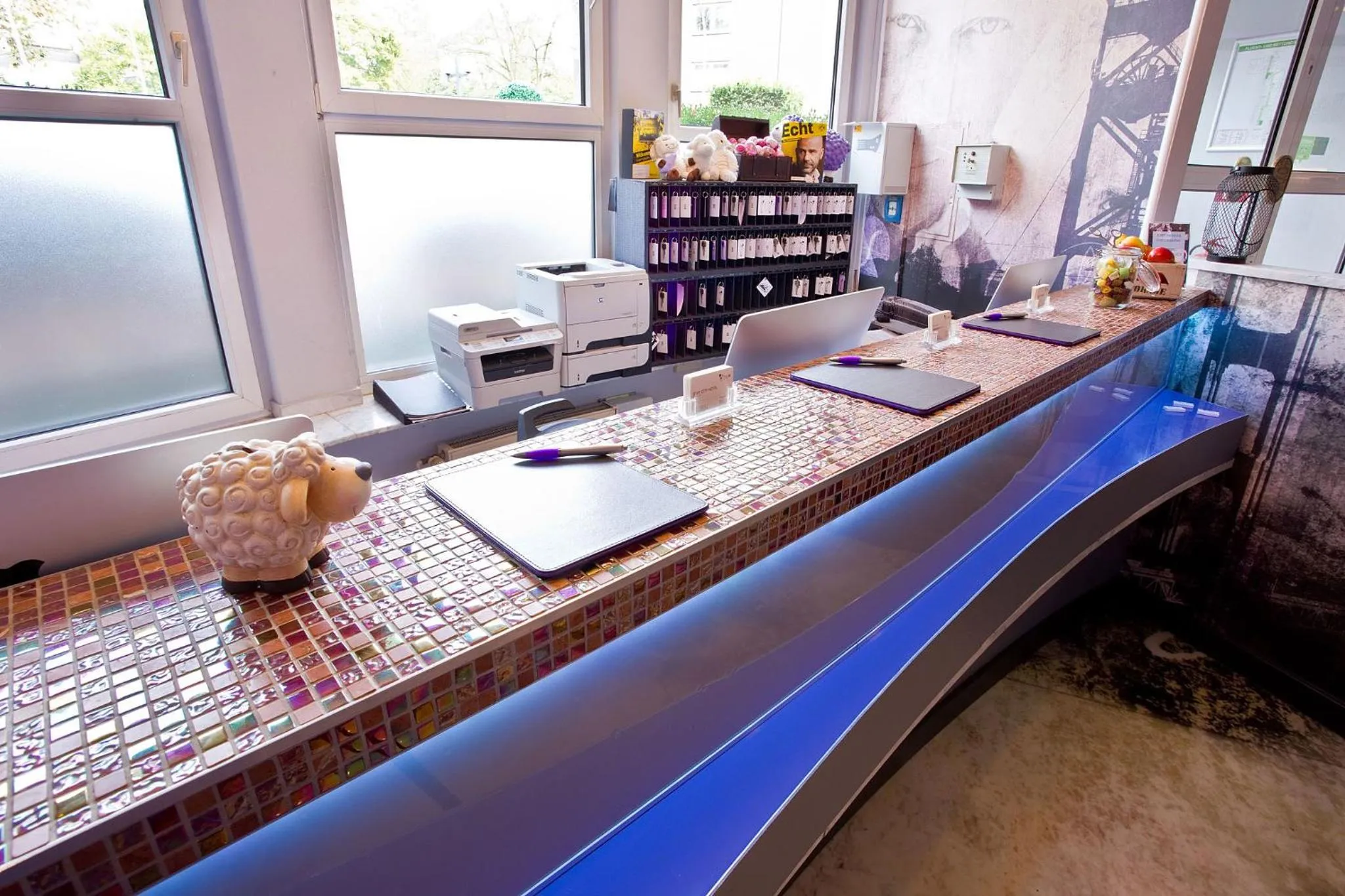 Lobby or reception in PLAZA INN stays design Dortmund