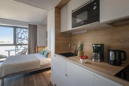 Photo of the whole room, Bed in Lagrange Apart'Hôtel Antibes Olympie