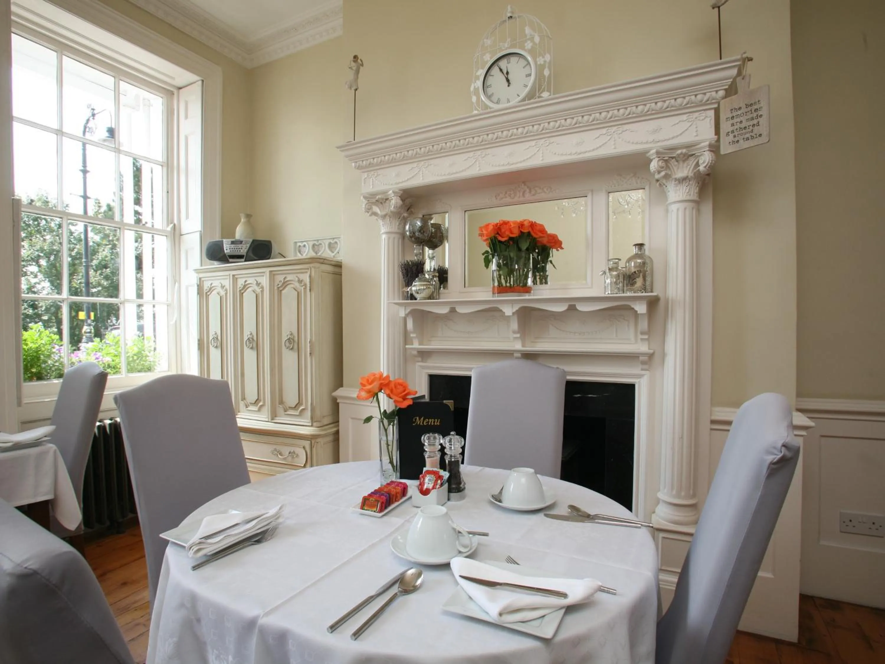Dining area in Hamiltons Boutique Hotel