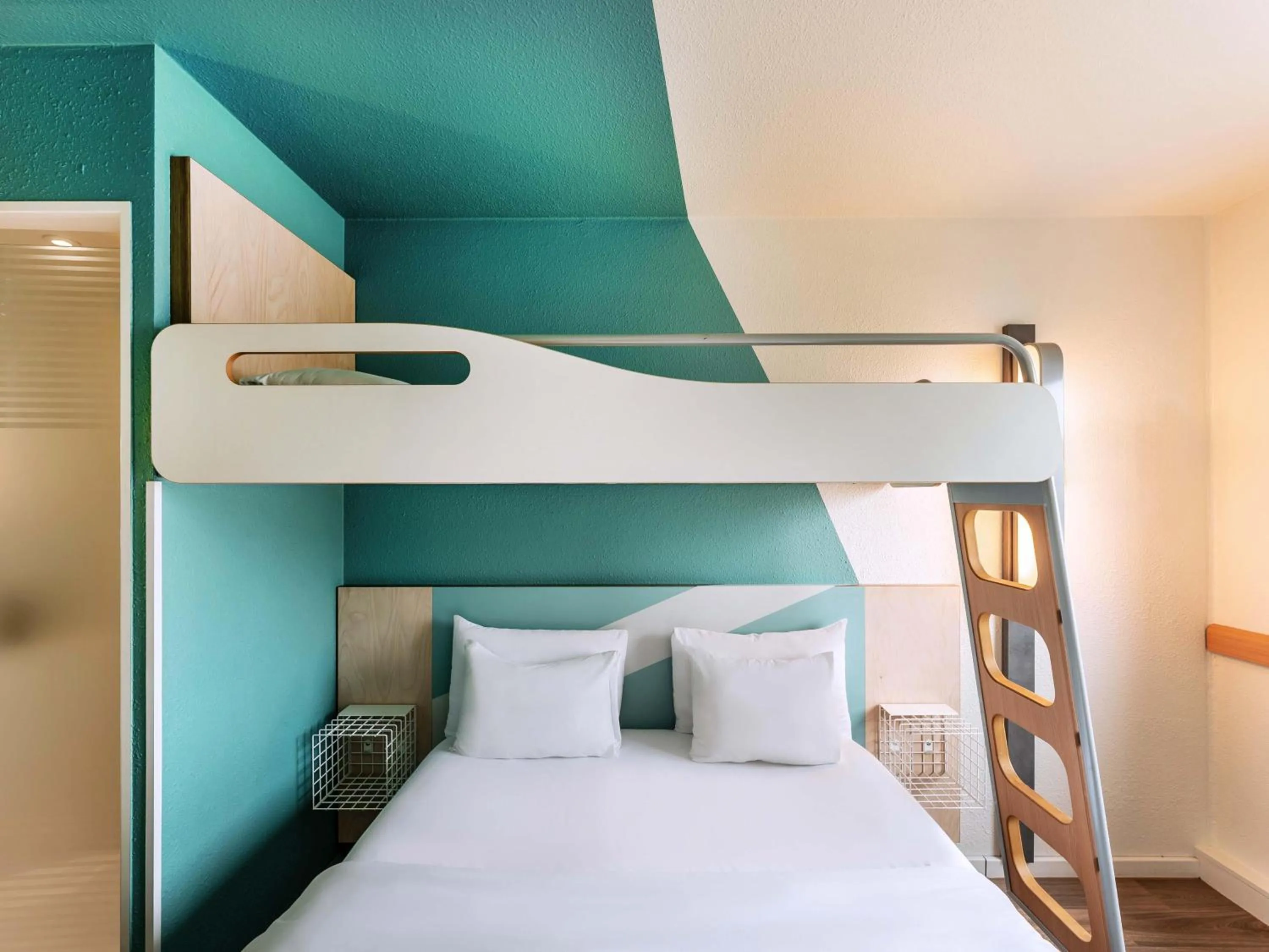 Photo of the whole room, Bed in B&B HOTEL Freiburg-West