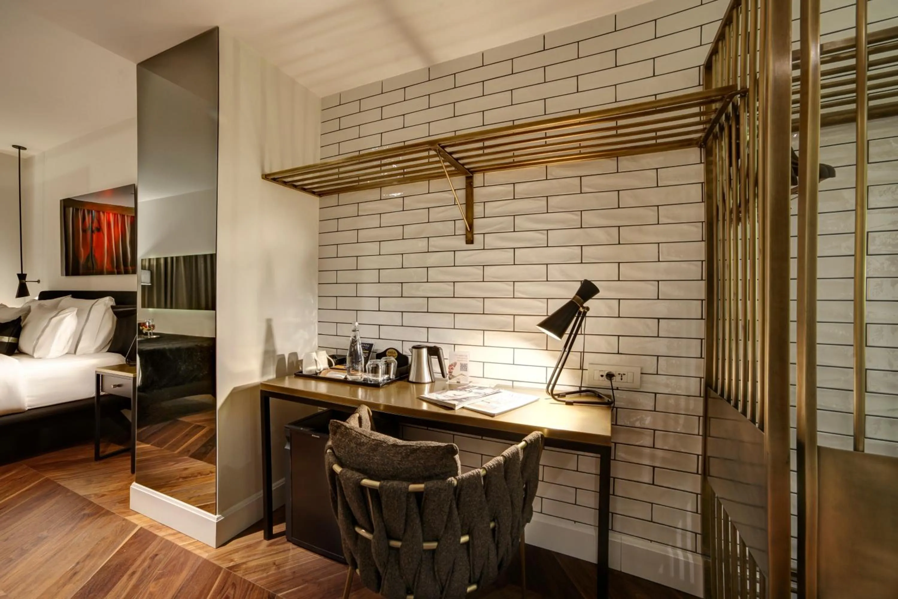 Seating area, Bed in 39 Kalamış Marina Hotel & Restaurant