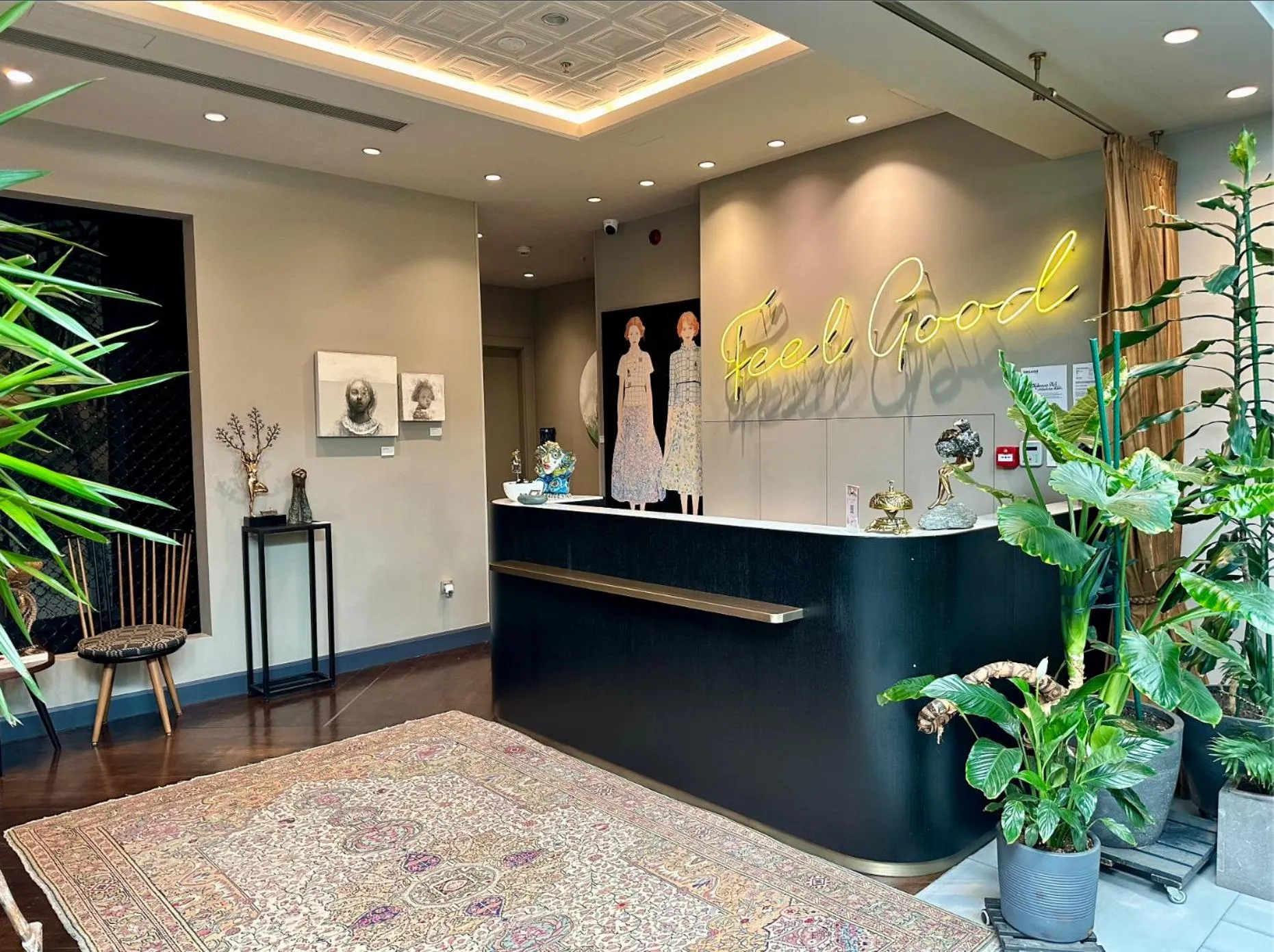 Lobby or reception in 39 Kalamış Marina Hotel & Restaurant