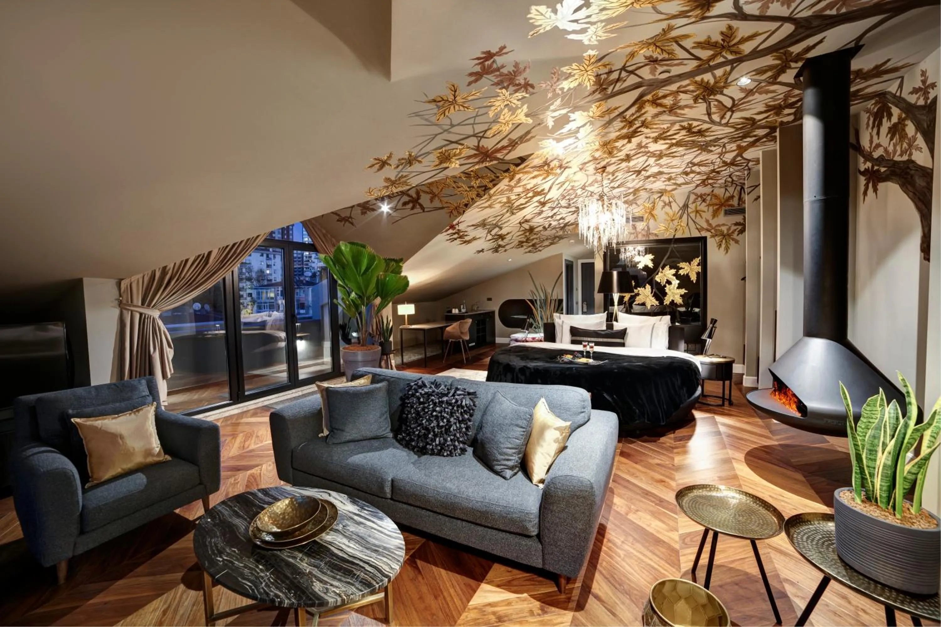 Living room in 39 Kalamış Marina Hotel & Restaurant