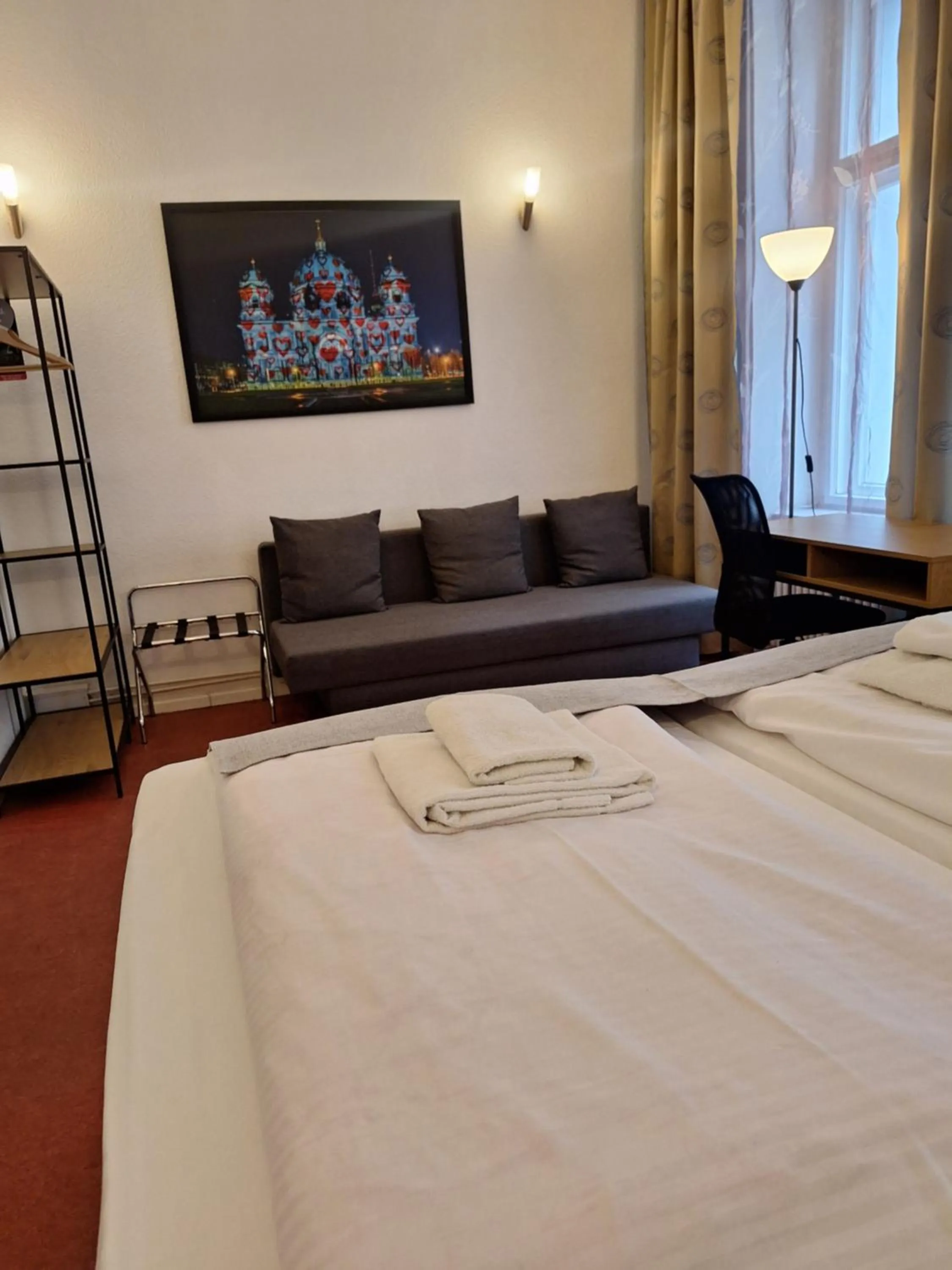 Bed in Hotel Amelie Berlin