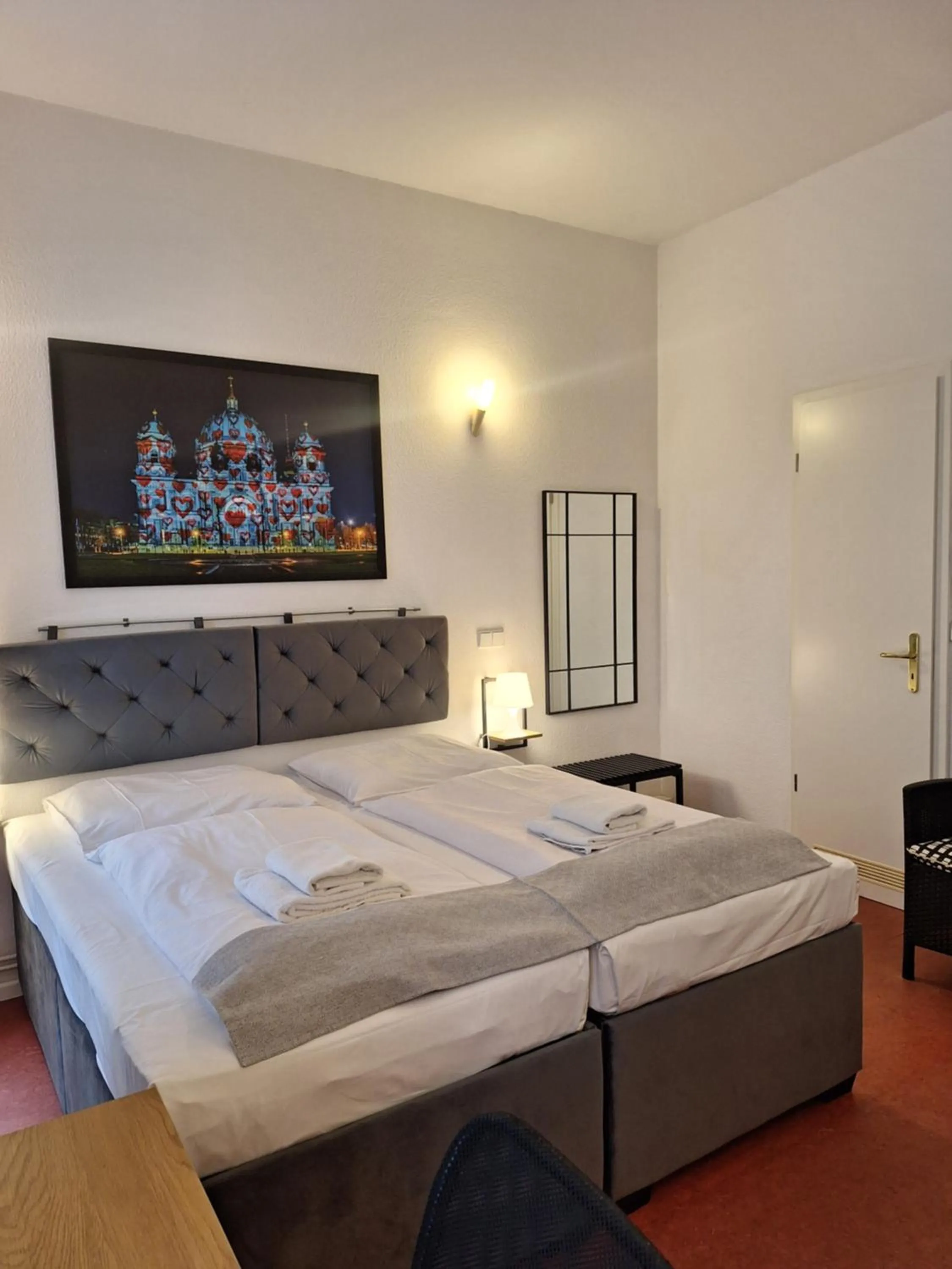 Bed in Hotel Amelie Berlin