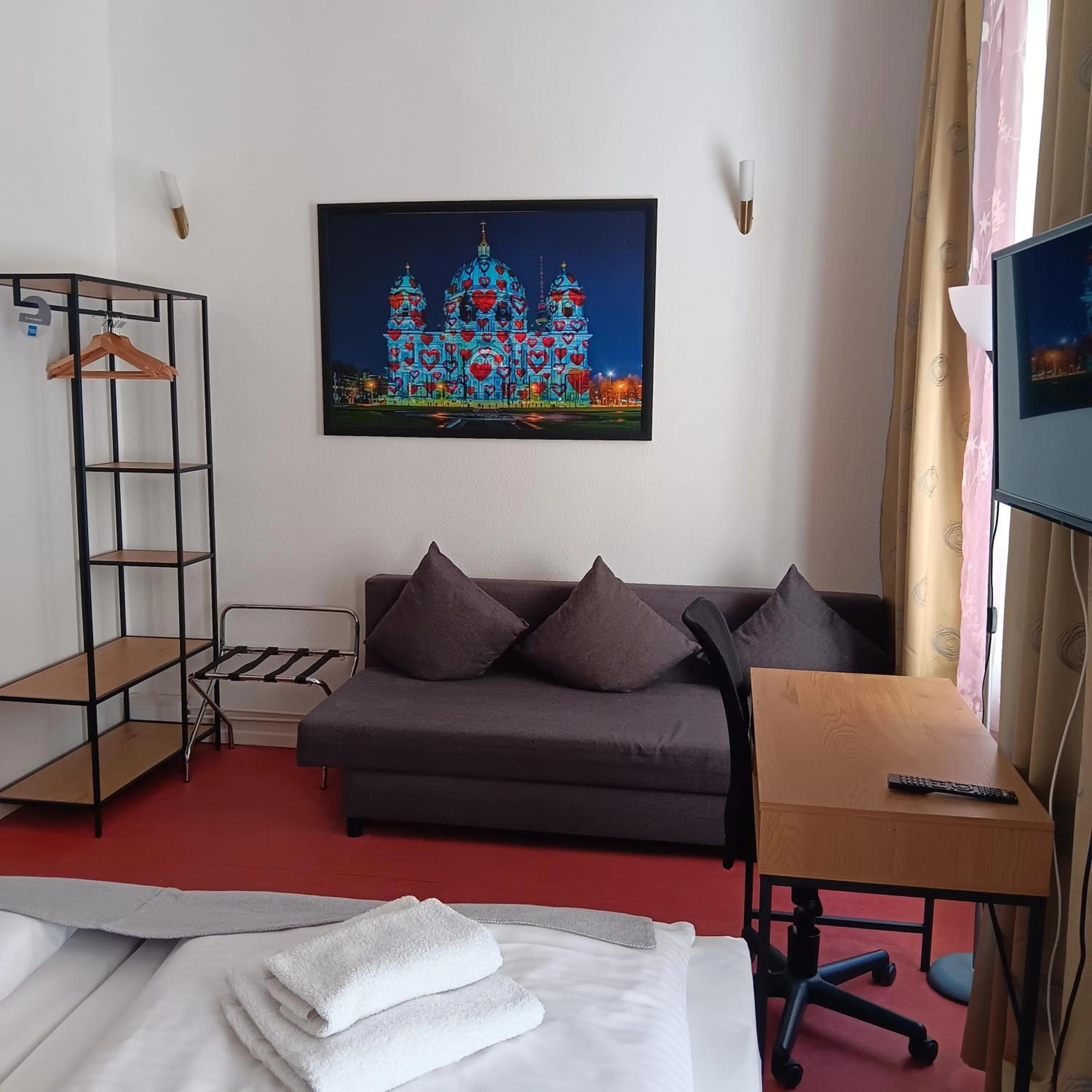 Bed in Hotel Amelie Berlin