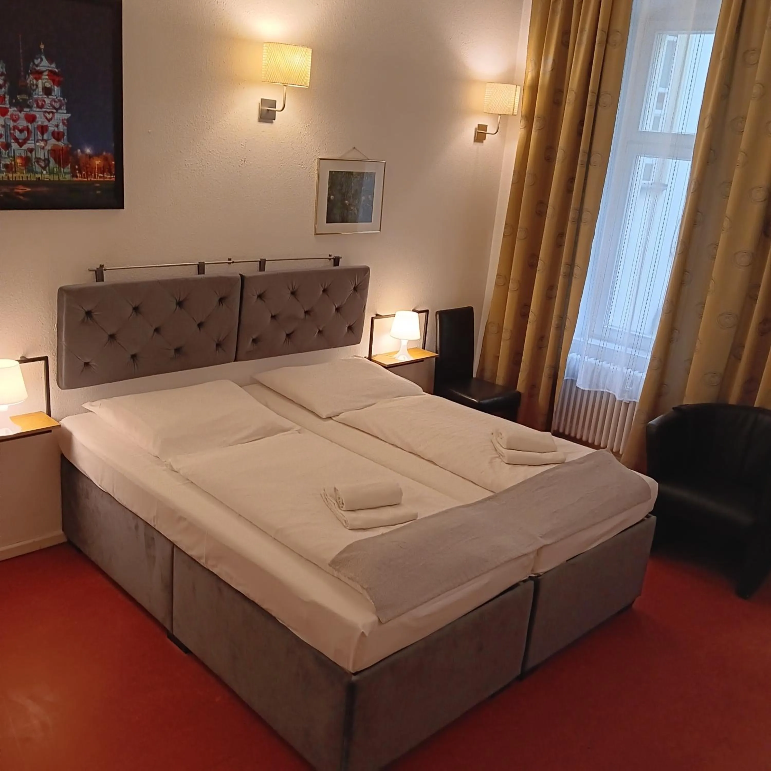 Bed in Hotel Amelie Berlin