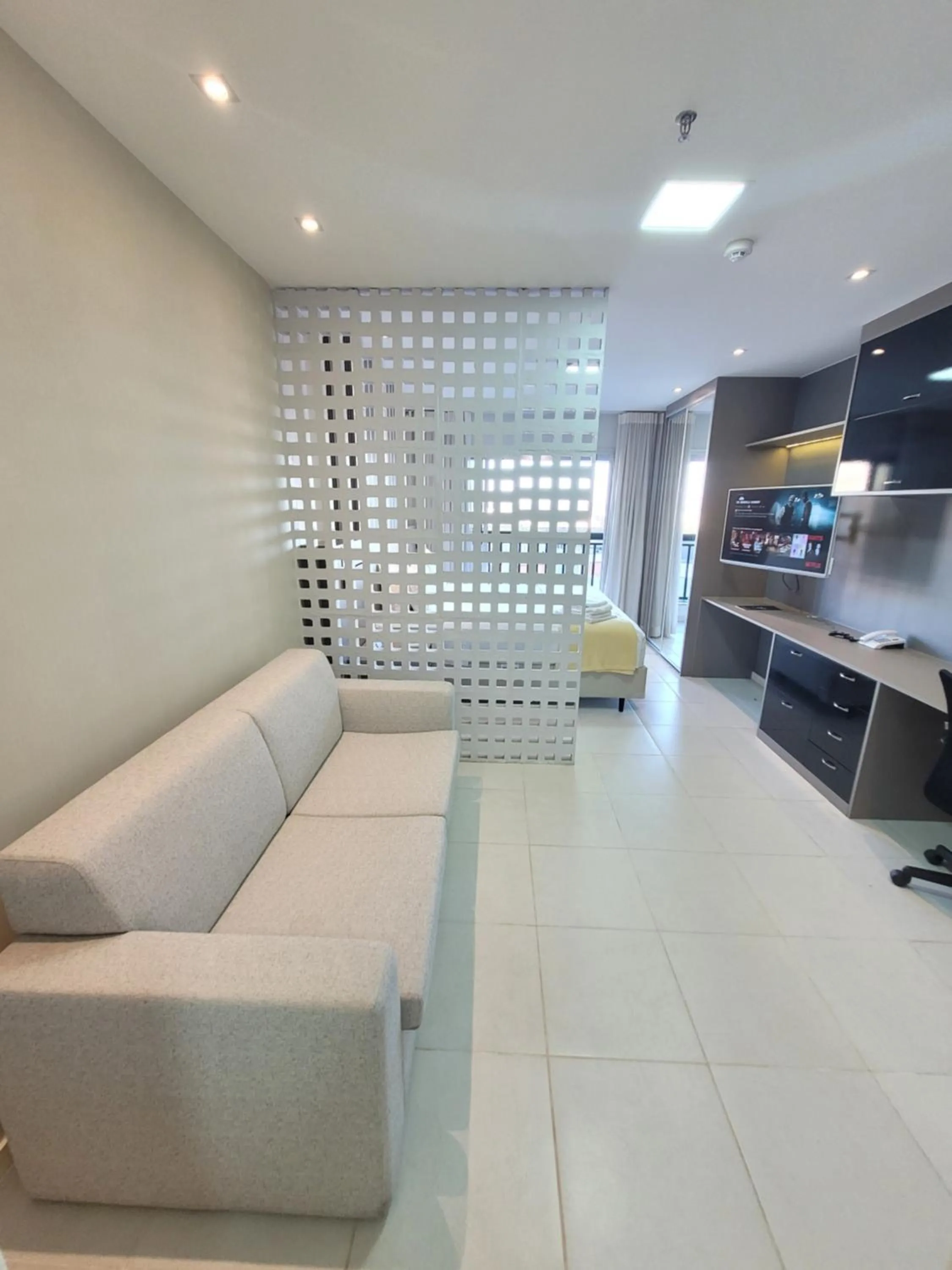 TV and multimedia in Flat Vision Executivo Premium By Rei dos Flats