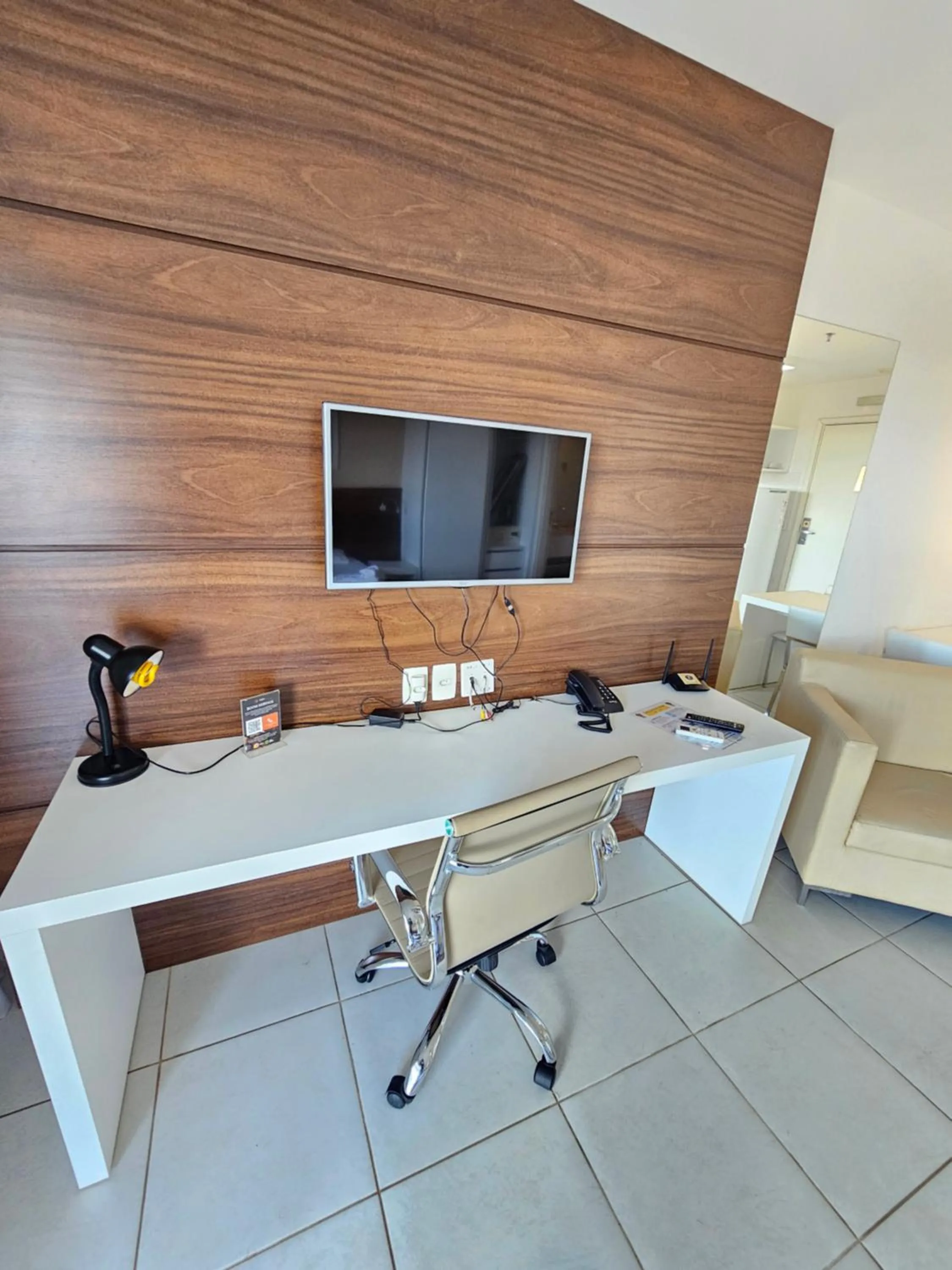 TV and multimedia in Flat Vision Executivo Premium By Rei dos Flats