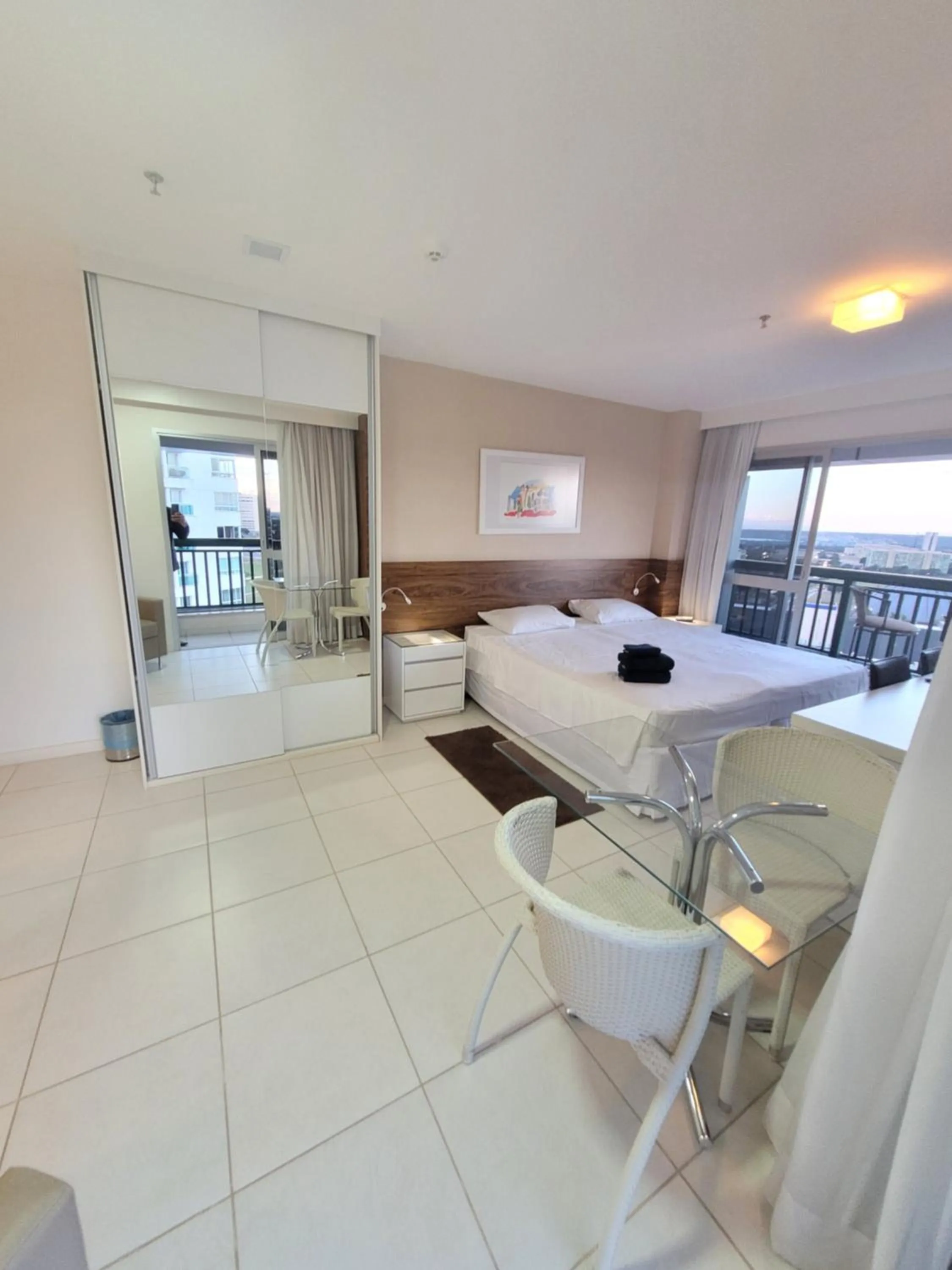 Bed in Flat Vision Executivo Premium By Rei dos Flats