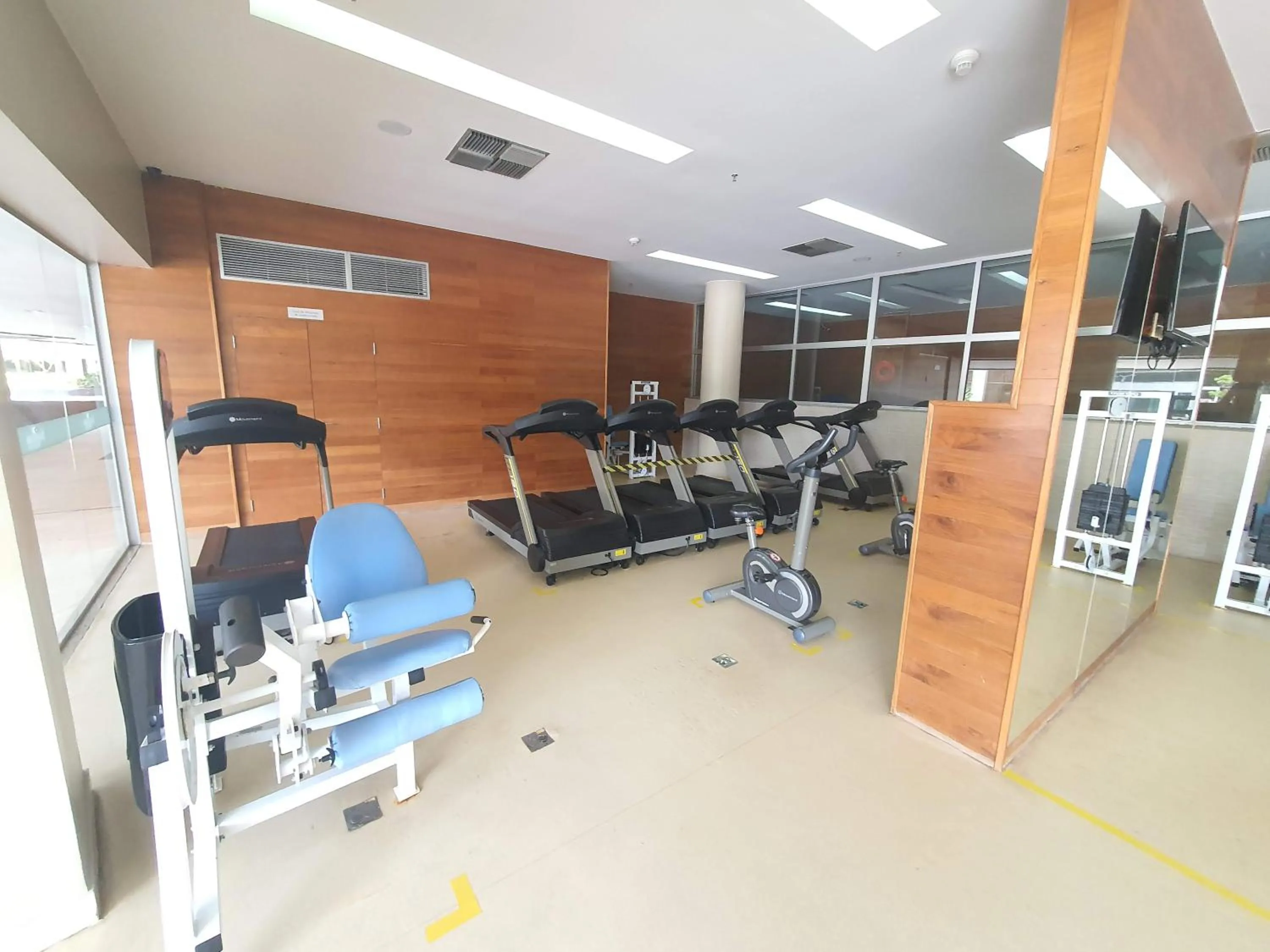 Fitness centre/facilities in Flat Vision Executivo Premium By Rei dos Flats