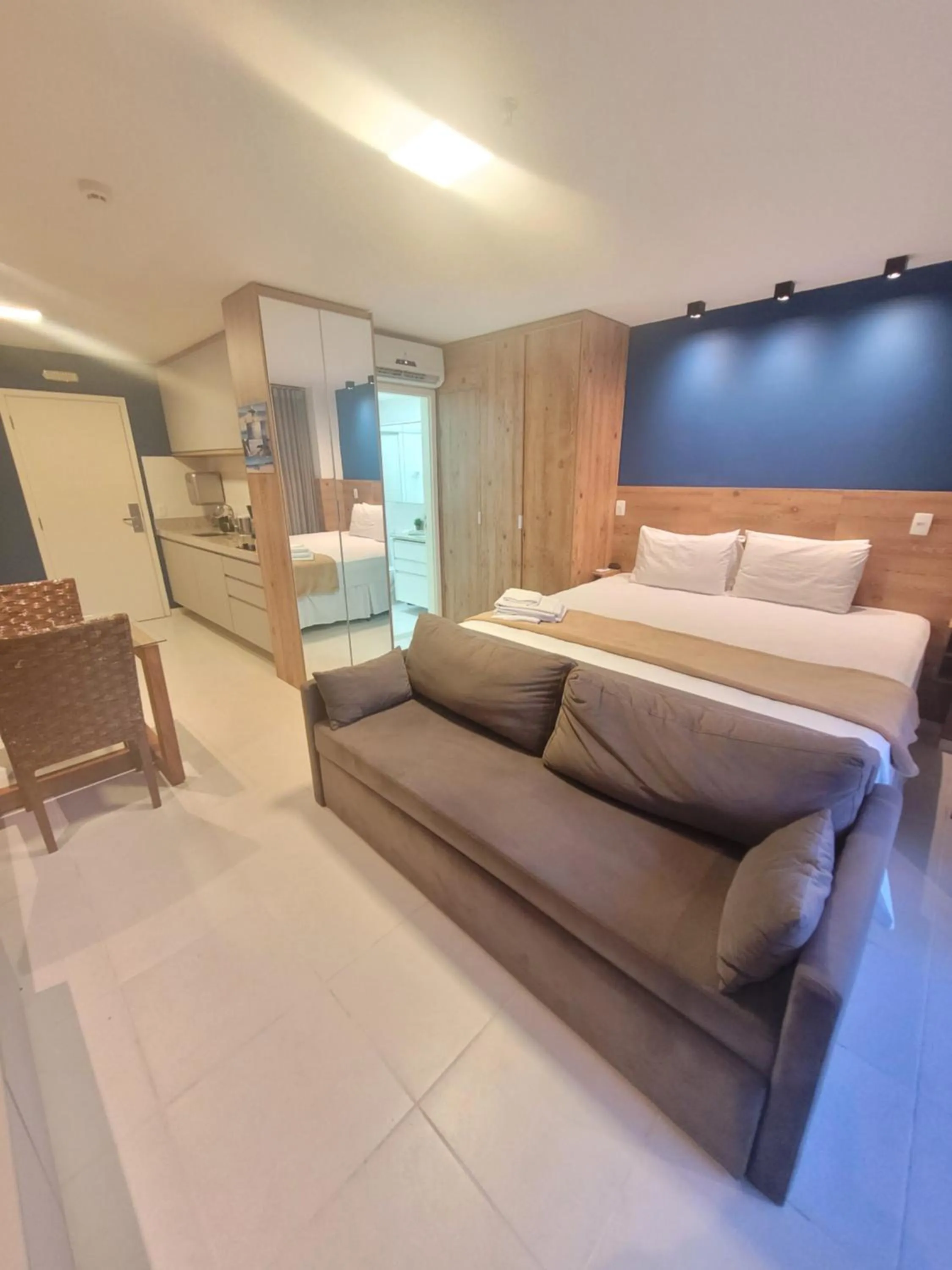 Bed in Flat Vision Executivo Premium By Rei dos Flats