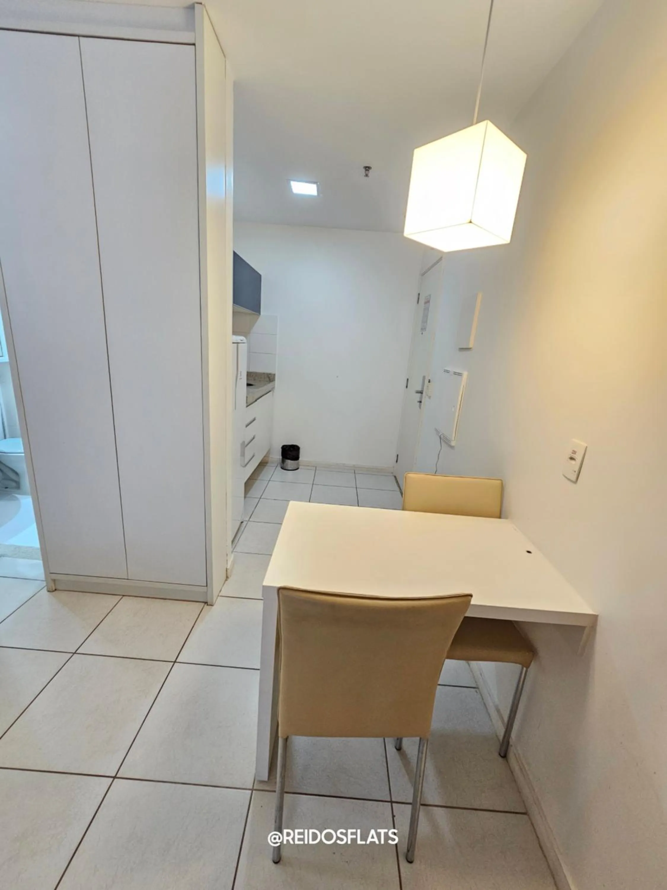 Kitchen or kitchenette in Flat Vision Executivo Premium By Rei dos Flats