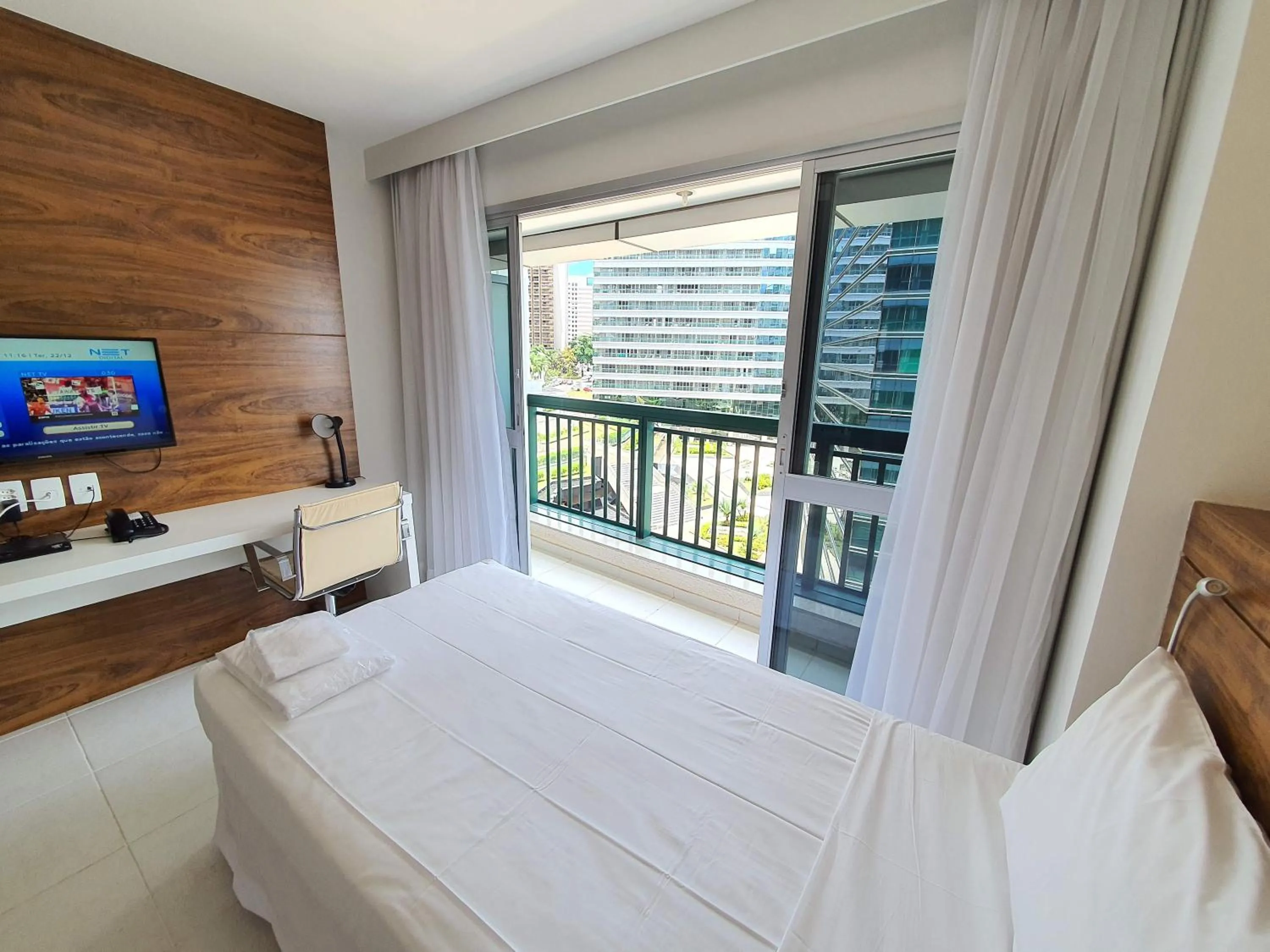 Bed in Flat Vision Executivo Premium By Rei dos Flats