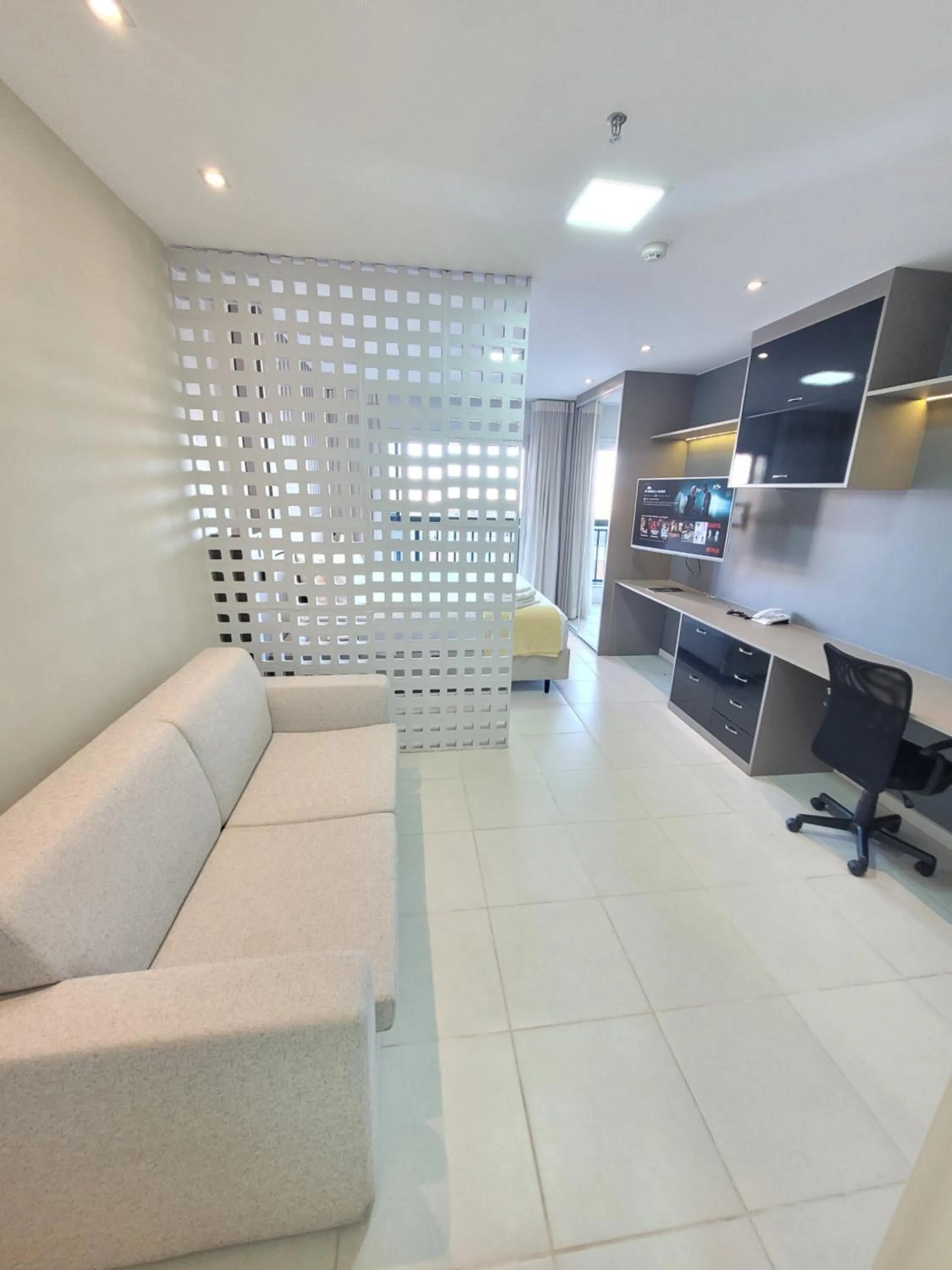 TV and multimedia in Flat Vision Executivo Premium By Rei dos Flats