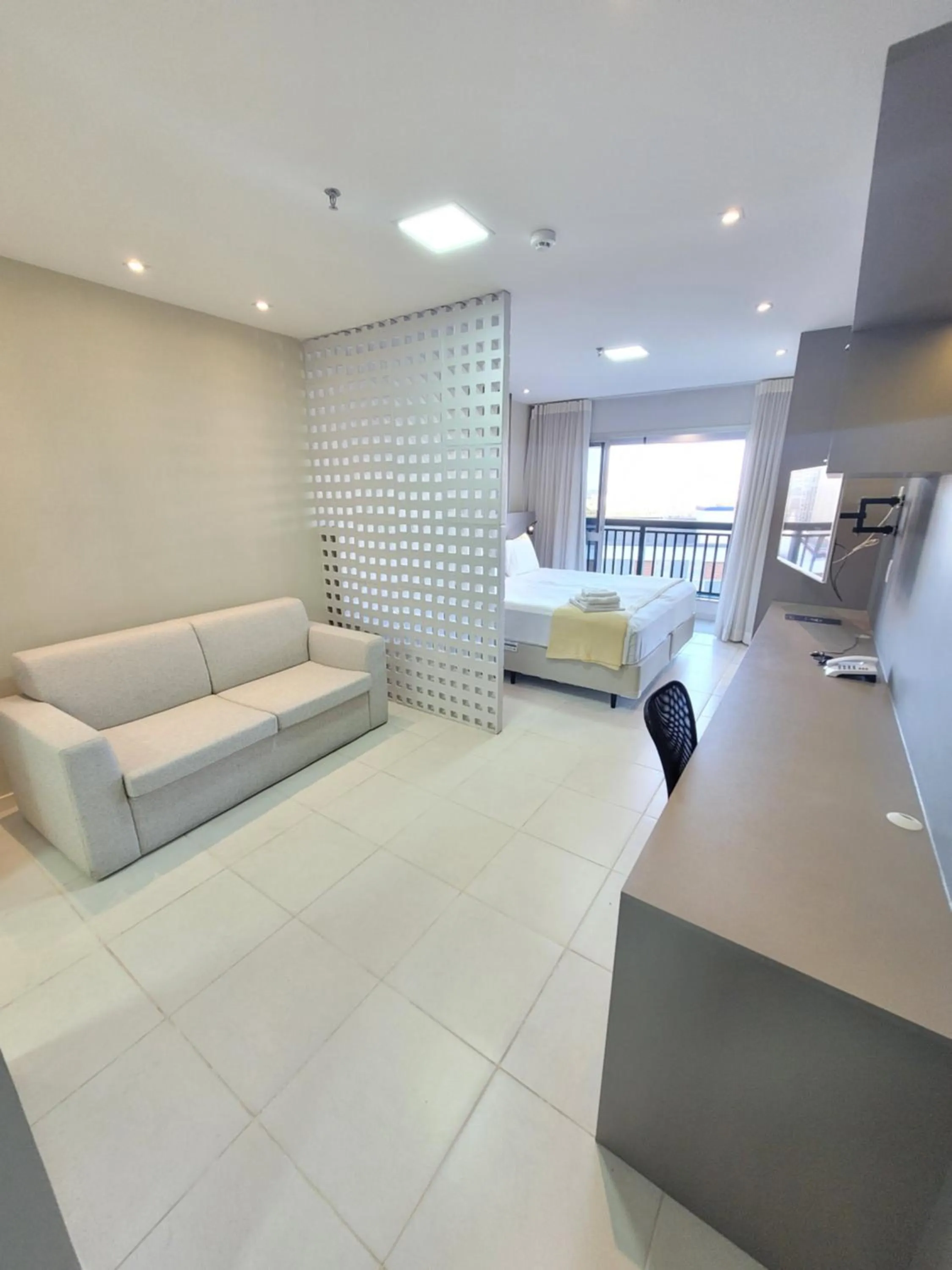 TV and multimedia in Flat Vision Executivo Premium By Rei dos Flats