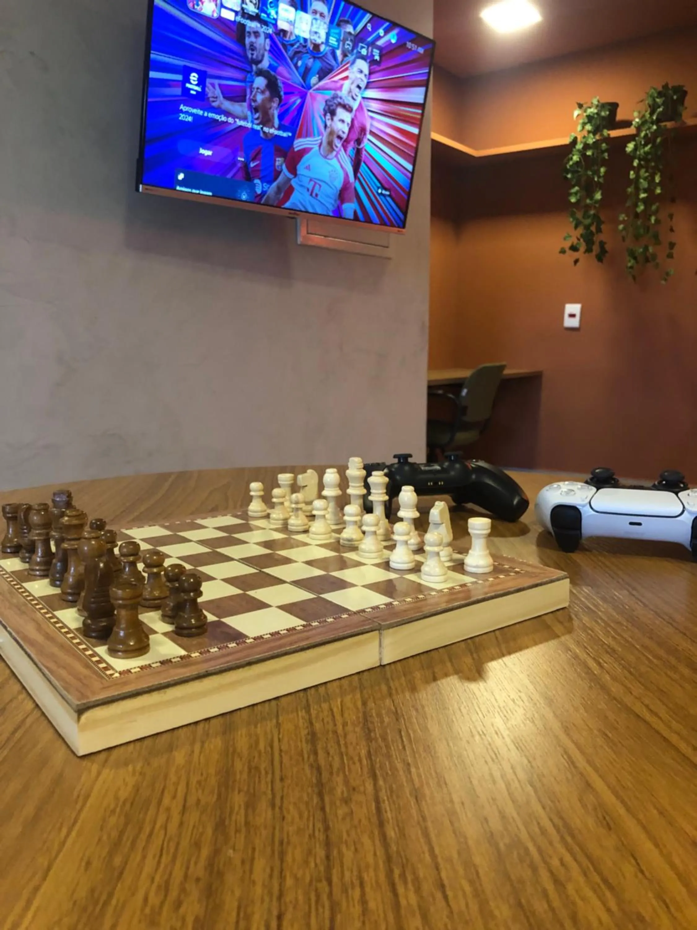 Seating area in Sleep Inn Paulínia