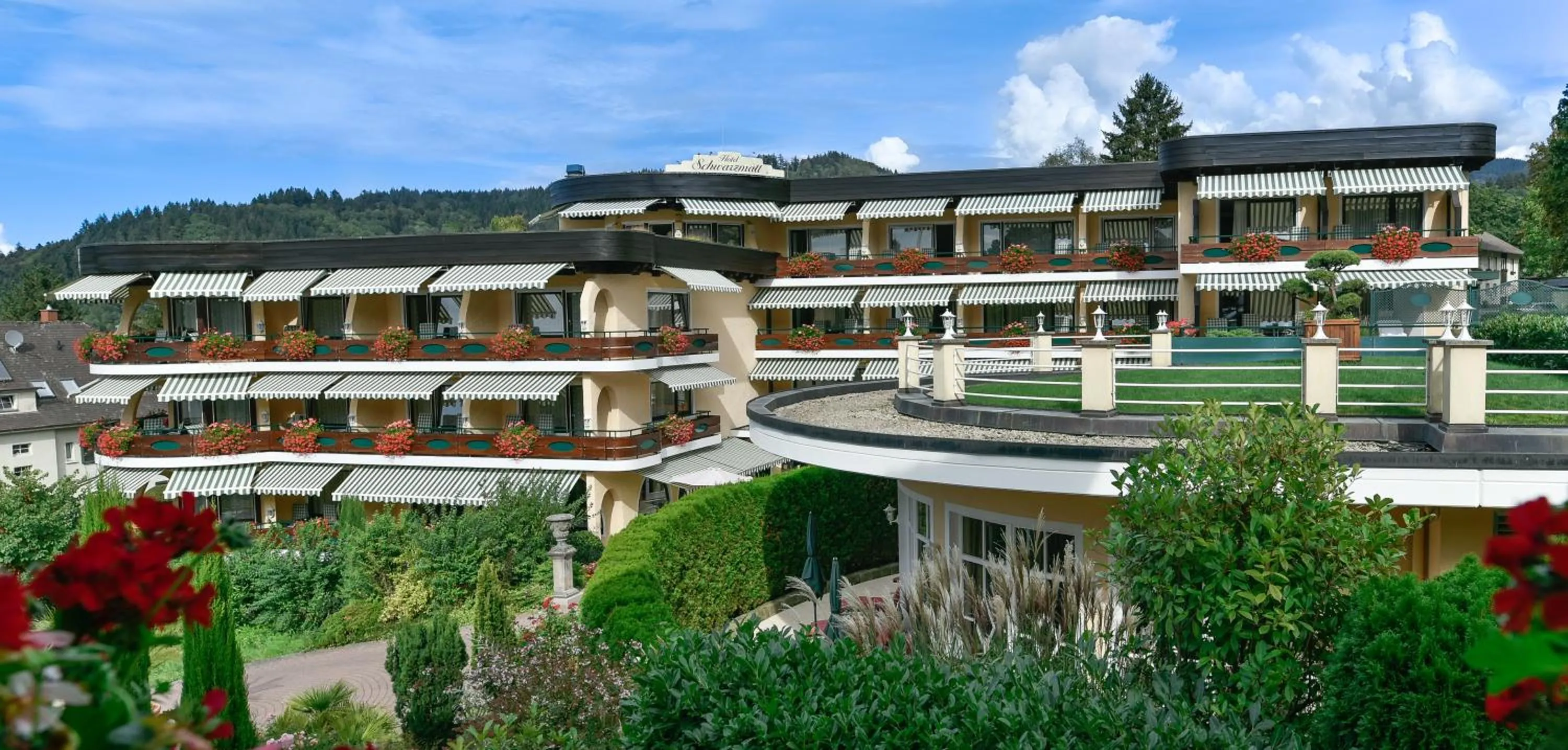 Property building in Relais & Châteaux Hotel Schwarzmatt