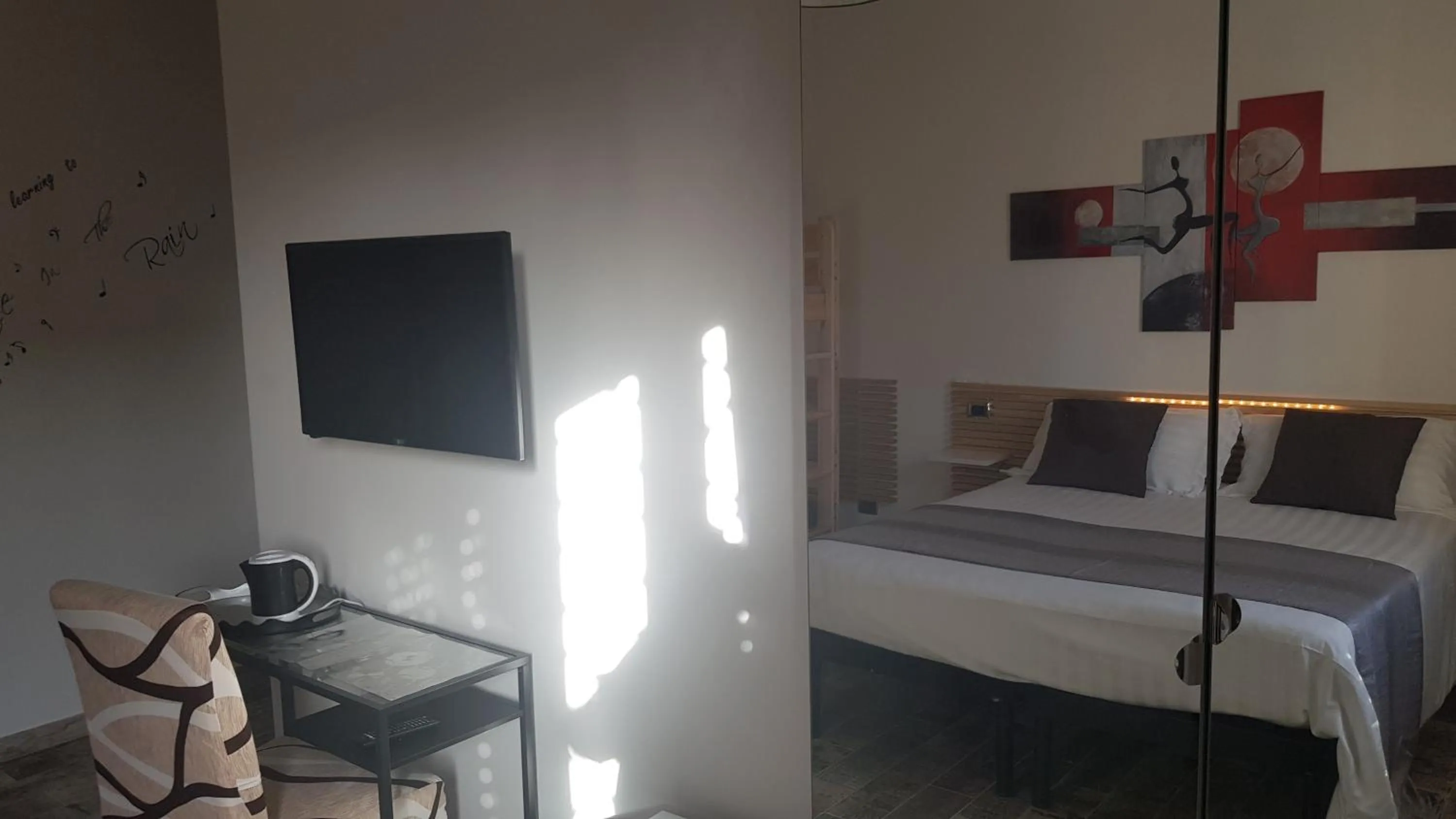 Bed in THAT'S AMORE FIUMICINO Airport