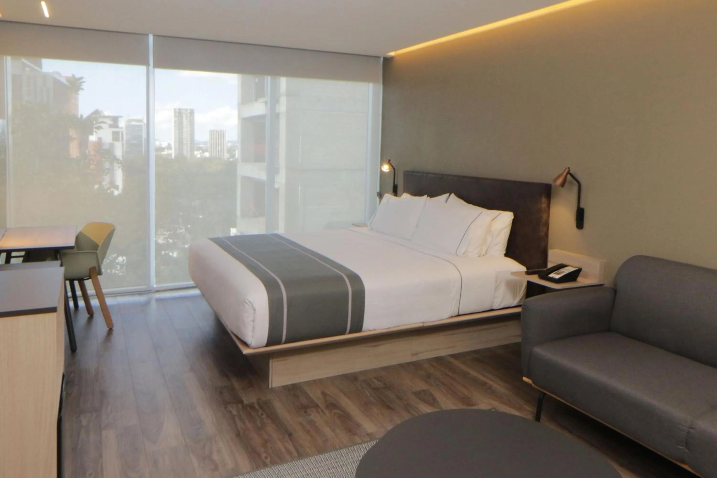 Bedroom, Bed in City Express Plus by Marriott Guadalajara Providencia