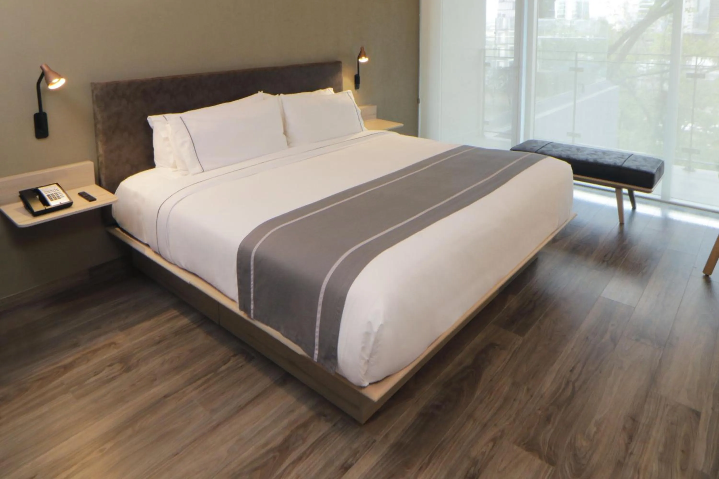 Bedroom, Bed in City Express Plus by Marriott Guadalajara Providencia