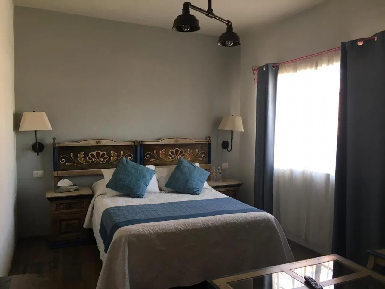 Bed in Hotel Santa Ana