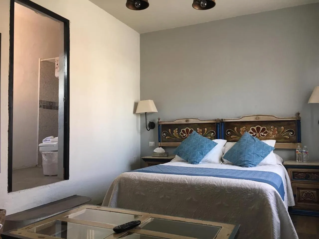 Bed in Hotel Santa Ana