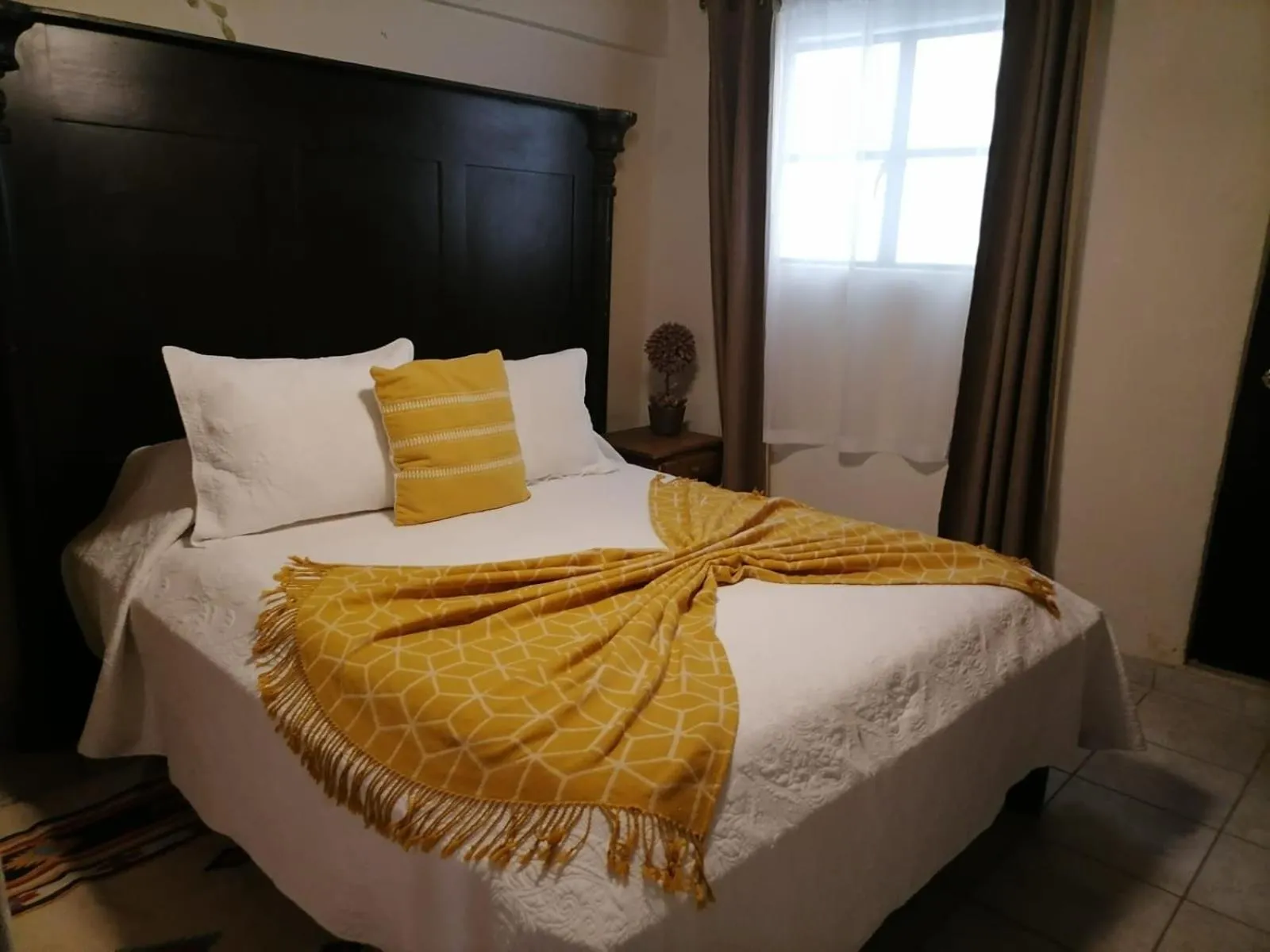 Bed in Hotel Santa Ana