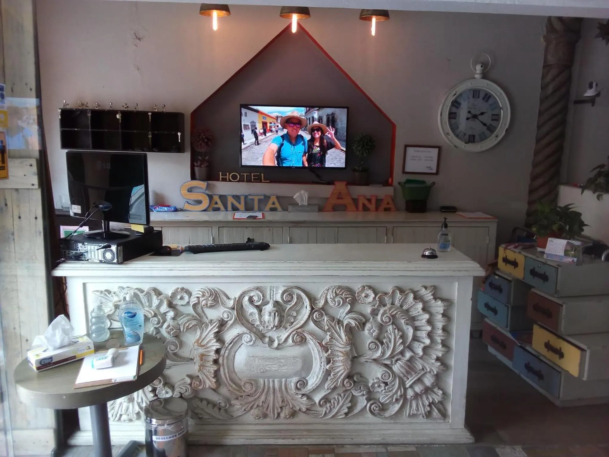 Lobby or reception in Hotel Santa Ana