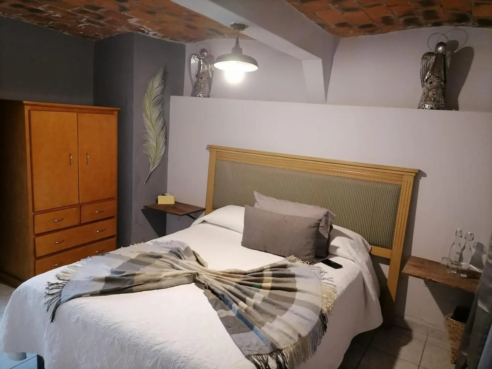 Bed in Hotel Santa Ana