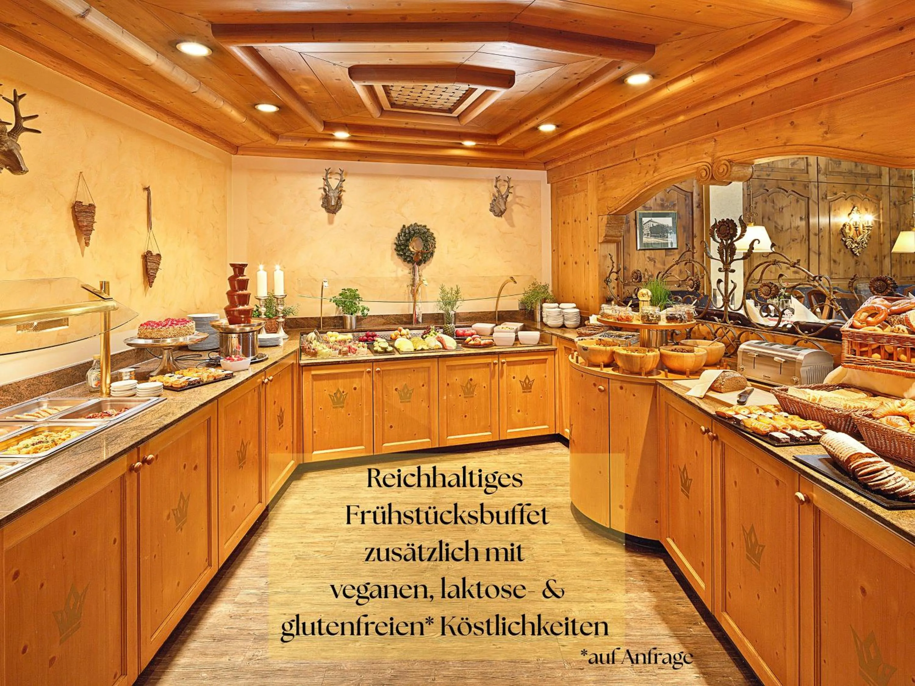 Buffet breakfast in Hotel Schlosskrone