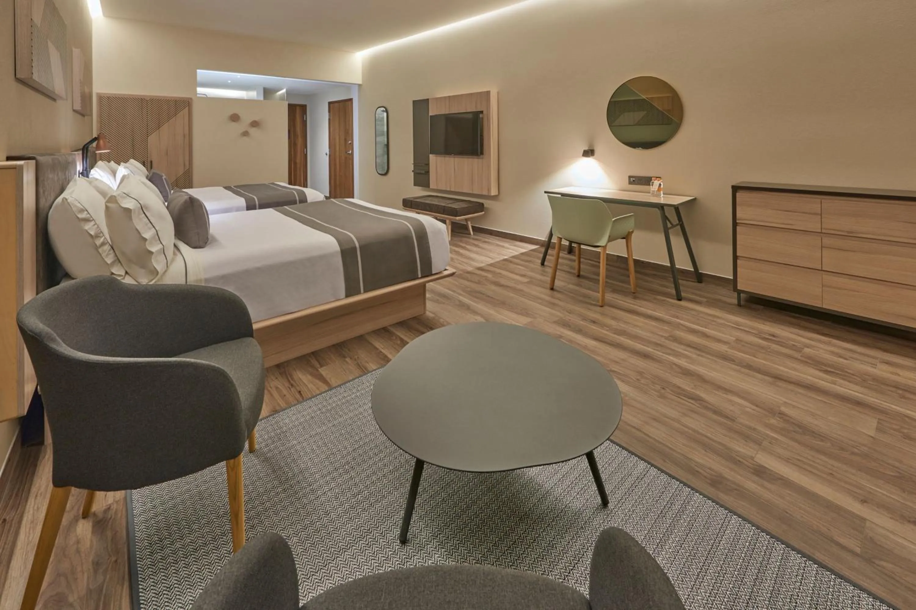 Photo of the whole room, Bed in City Express Plus by Marriott San Luis Potosi