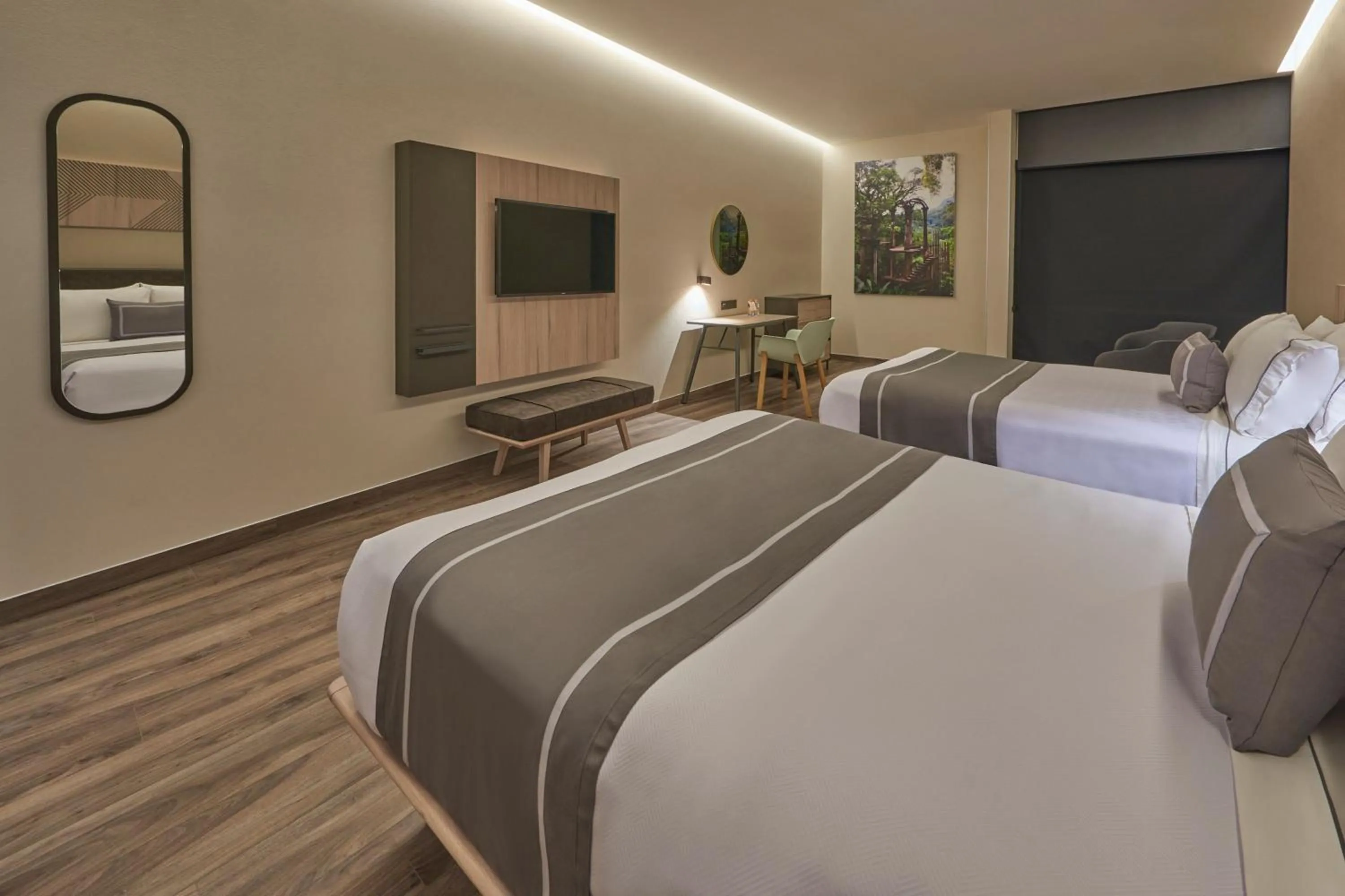 Photo of the whole room, Bed in City Express Plus by Marriott San Luis Potosi