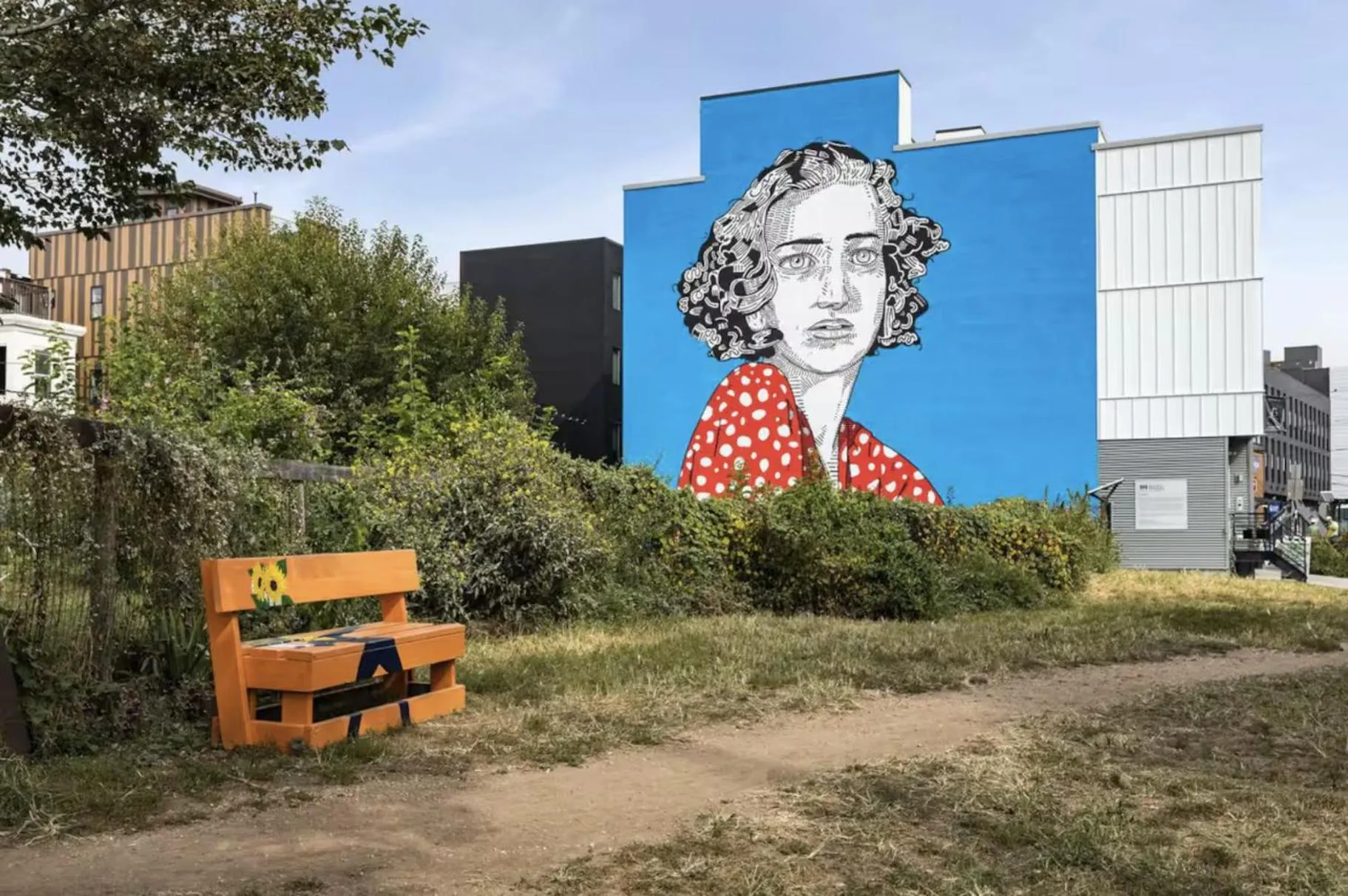 Garden view in The Frankford Fishtown